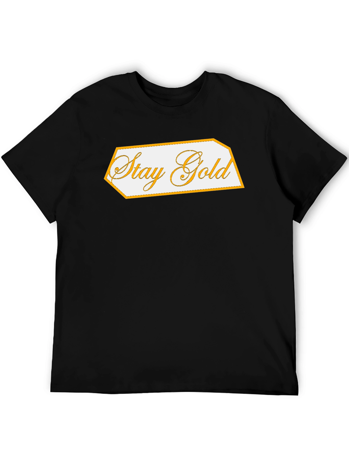Stay Gold Graphic Tee - Classic Black