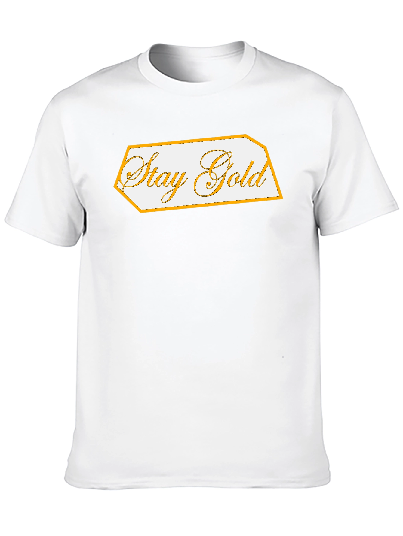 Stay Gold Graphic Tee - Classic Black
