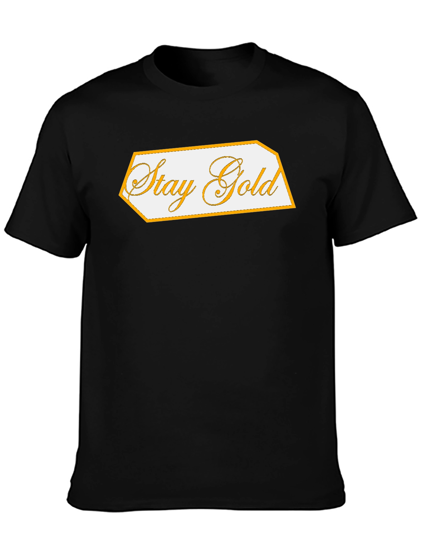 Stay Gold Graphic Tee - Classic Black
