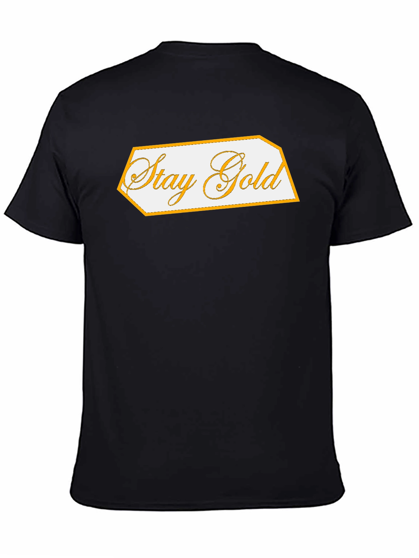 Stay Gold Graphic Tee - Classic Black