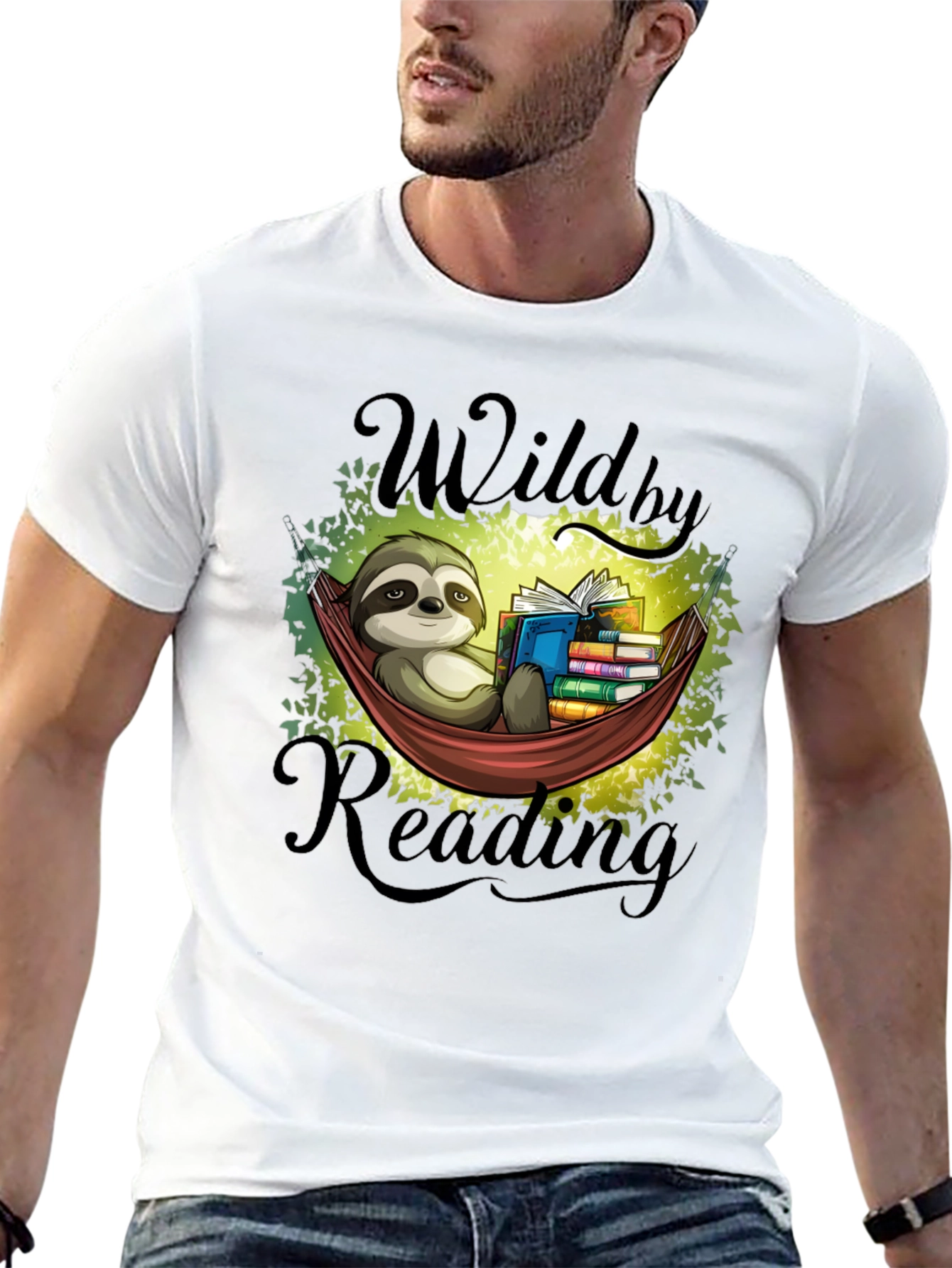 Wild by Reading Sloth T-Shirt