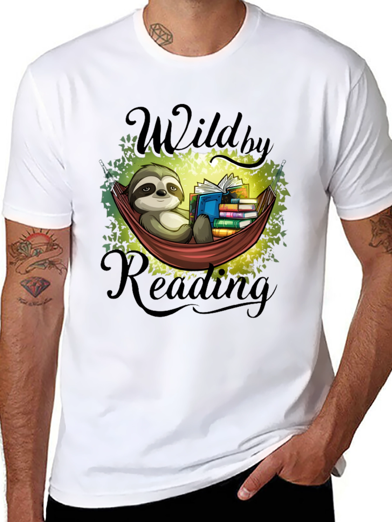 Wild by Reading Sloth T-Shirt