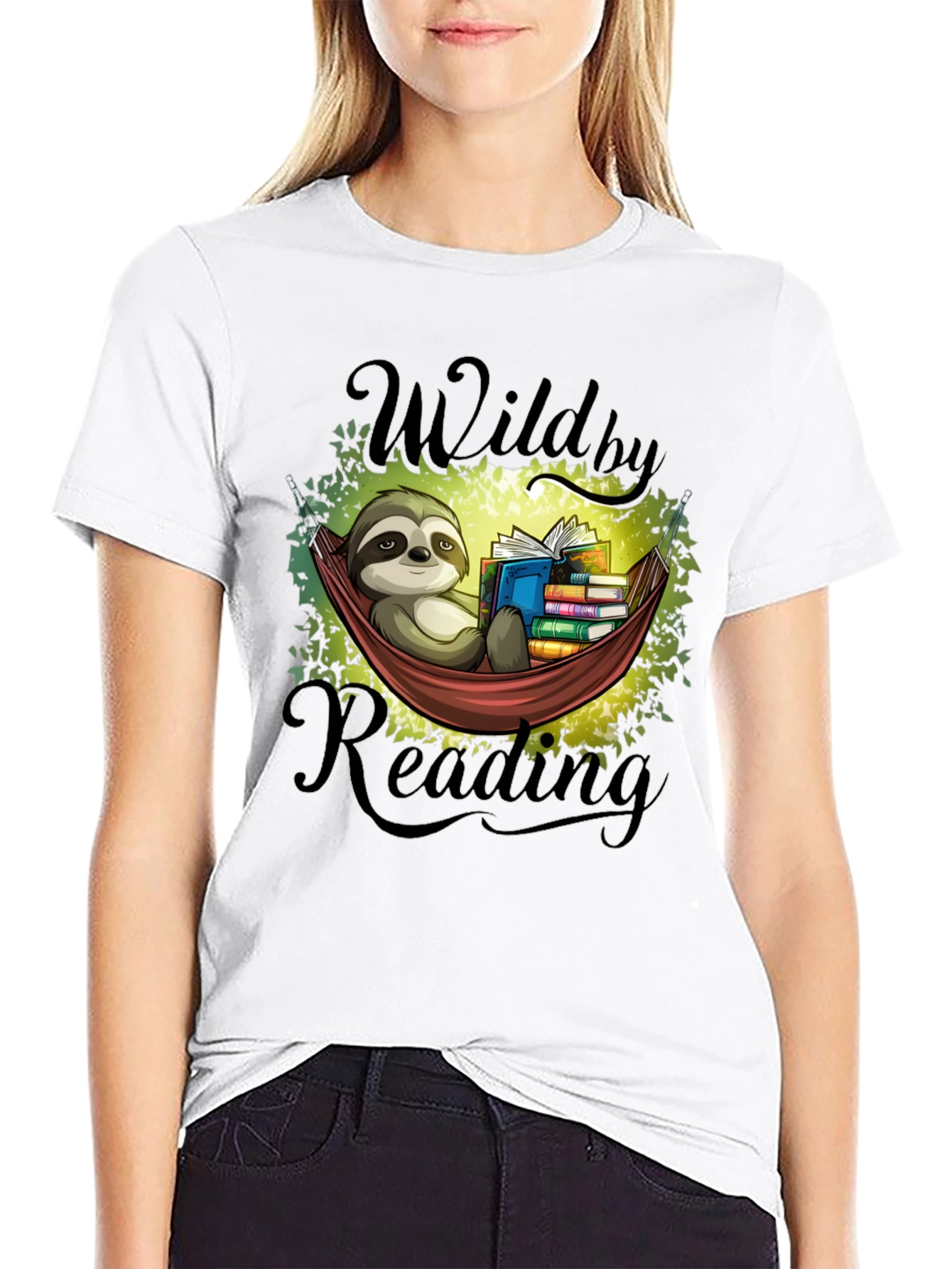 Wild by Reading Sloth T-Shirt