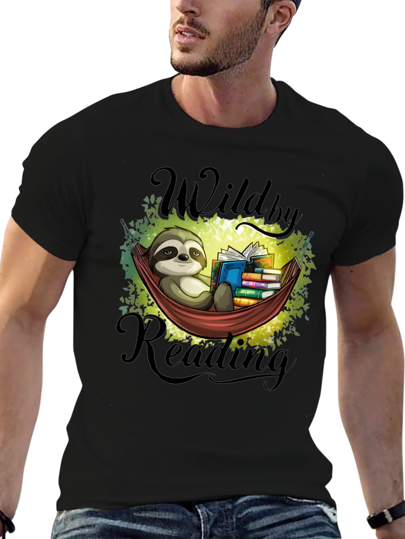 Wild by Reading Sloth T-Shirt