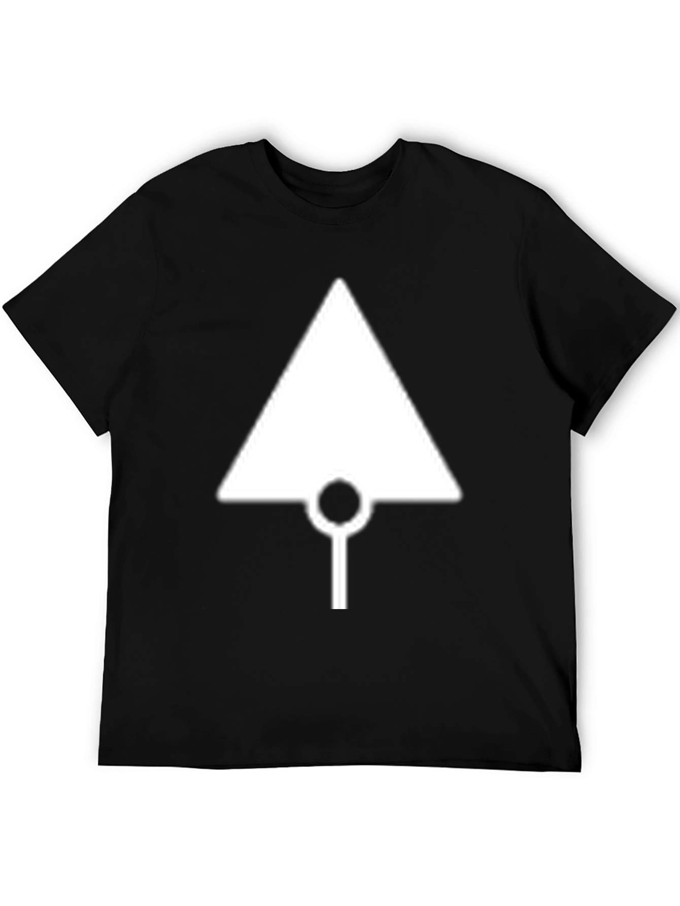 Abstract Geometric Graphic T-Shirt - Modern Design
