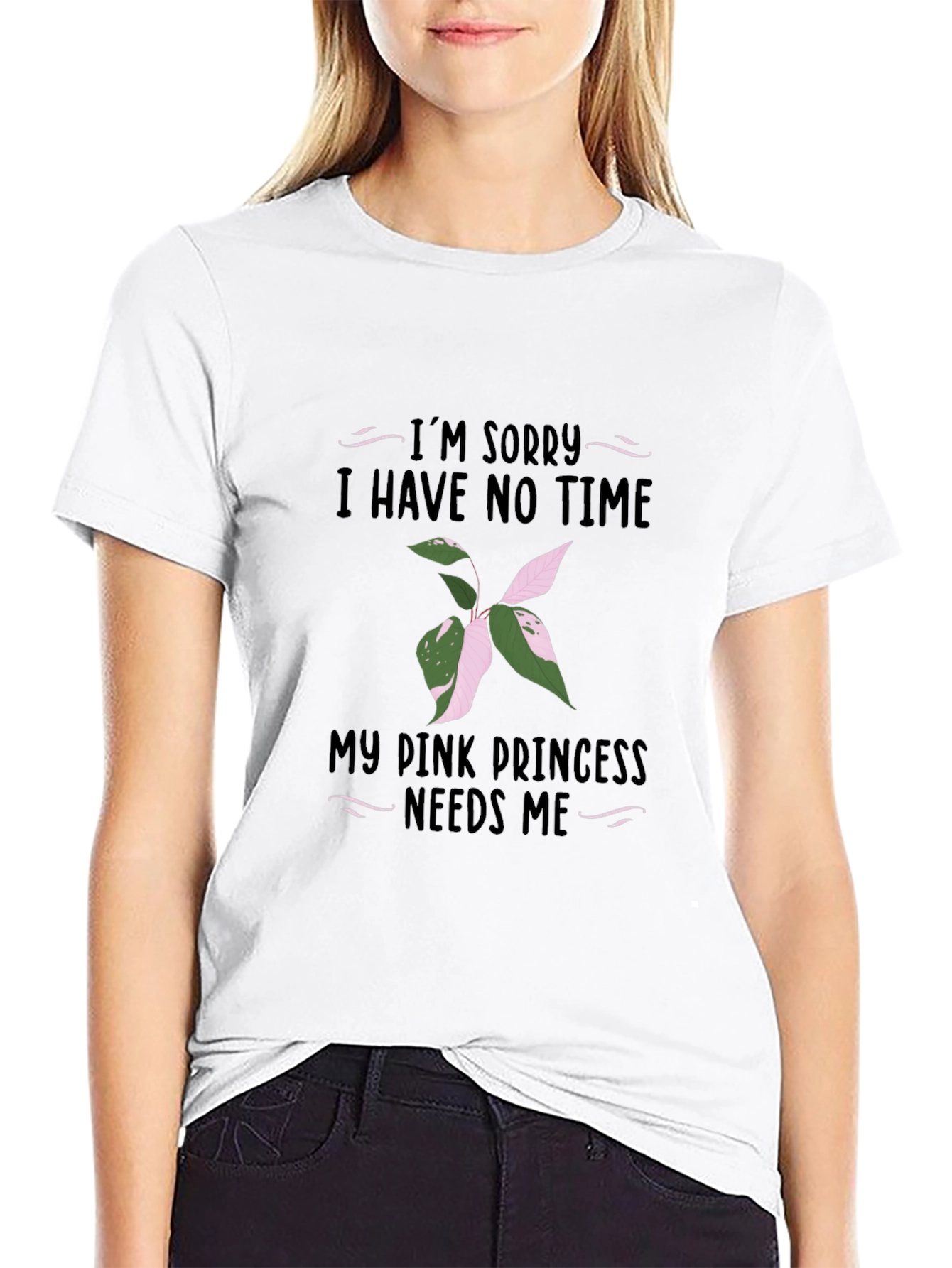 Pink Princess Needs Me Tee - Plant Lover Shirt