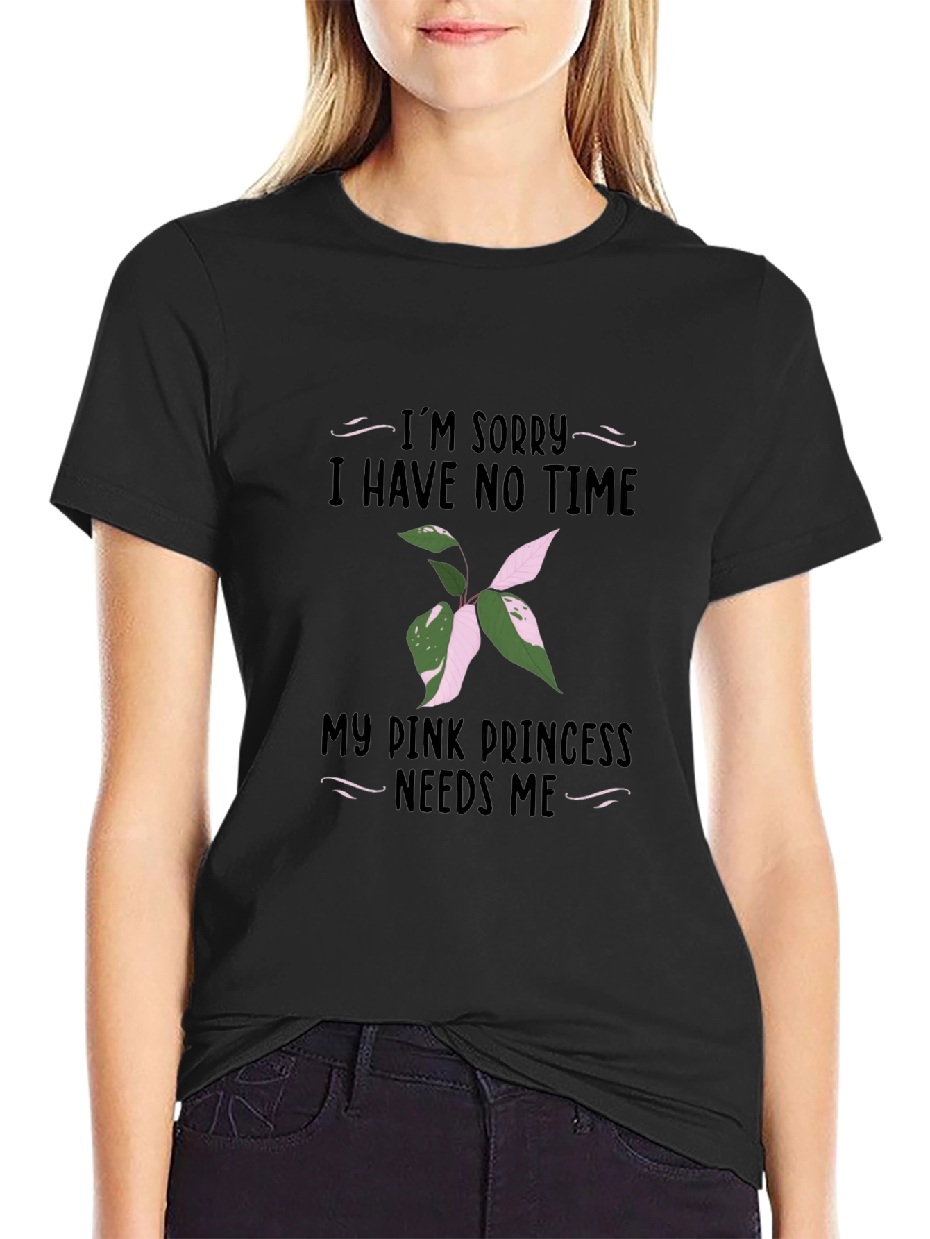 Pink Princess Needs Me Tee - Plant Lover Shirt