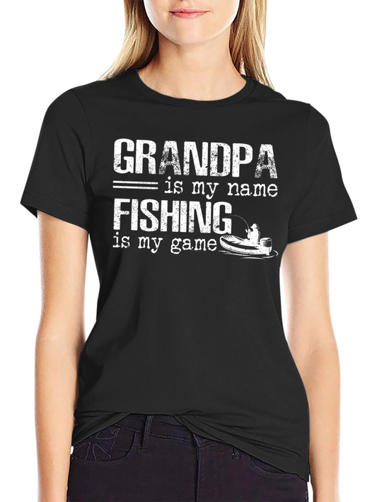 Grandpa Fishing T-Shirt - Funny Fisherman Gift