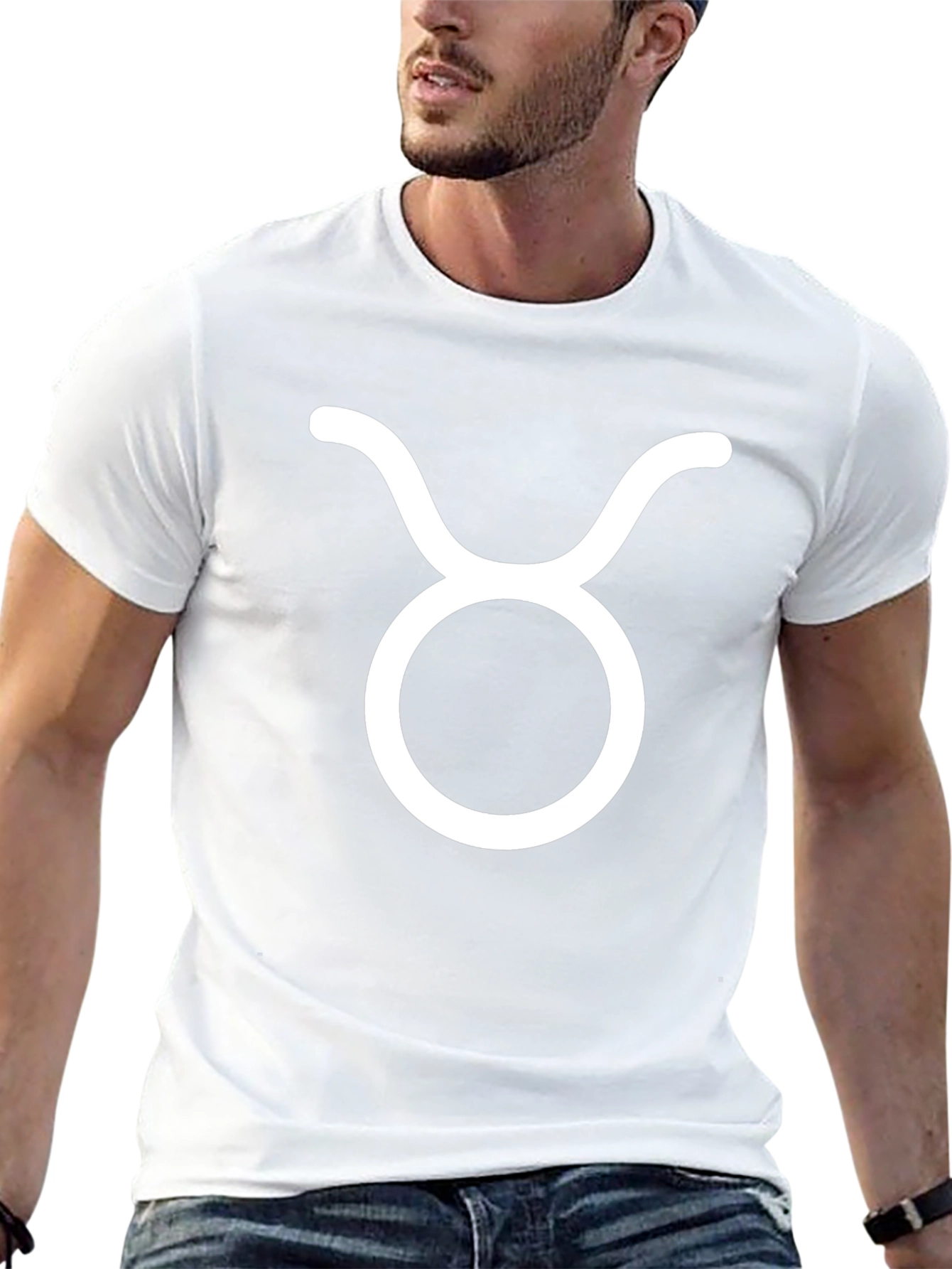 Taurus Zodiac Sign Black Graphic Tee