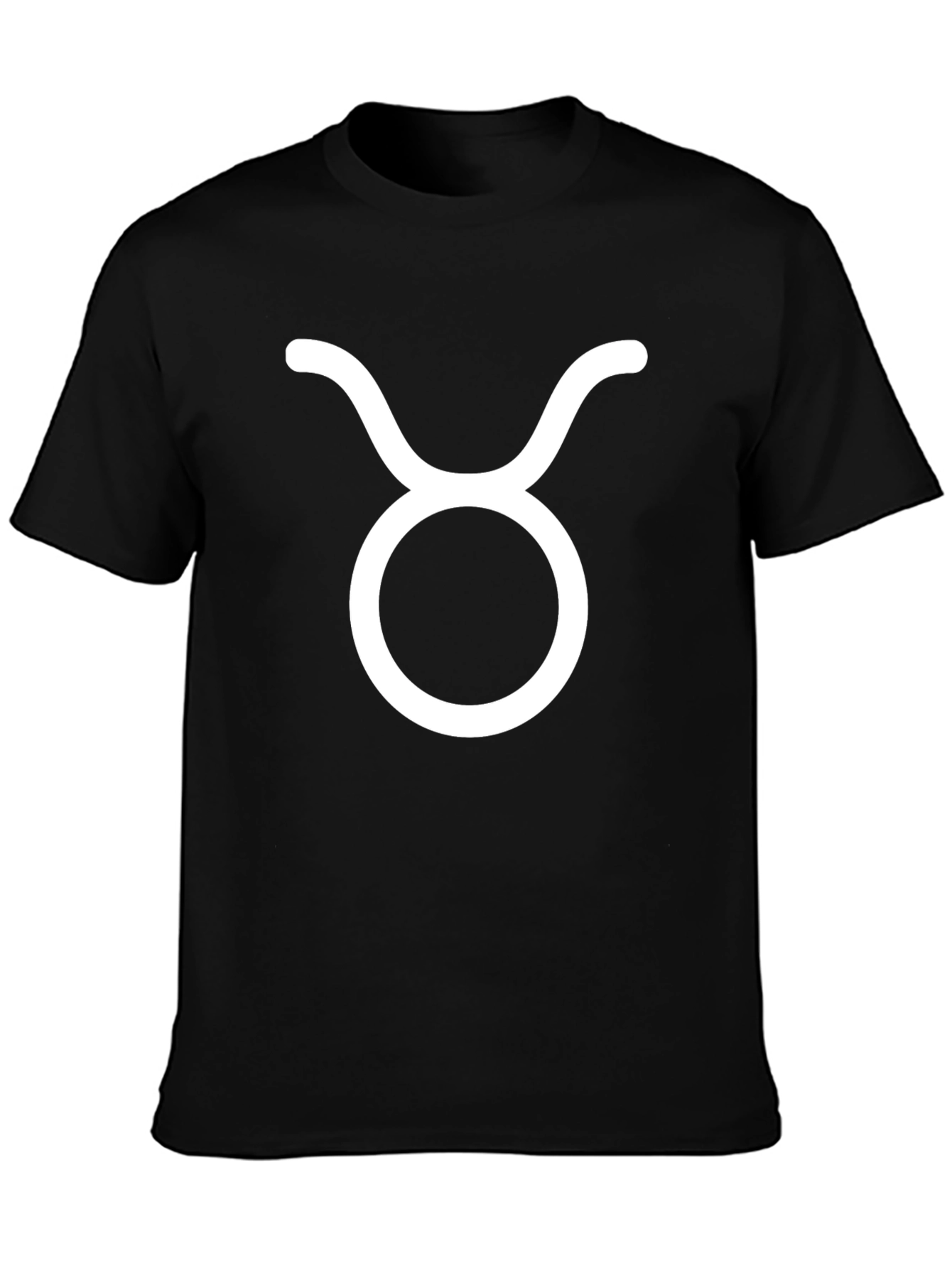 Taurus Zodiac Sign Black Graphic Tee