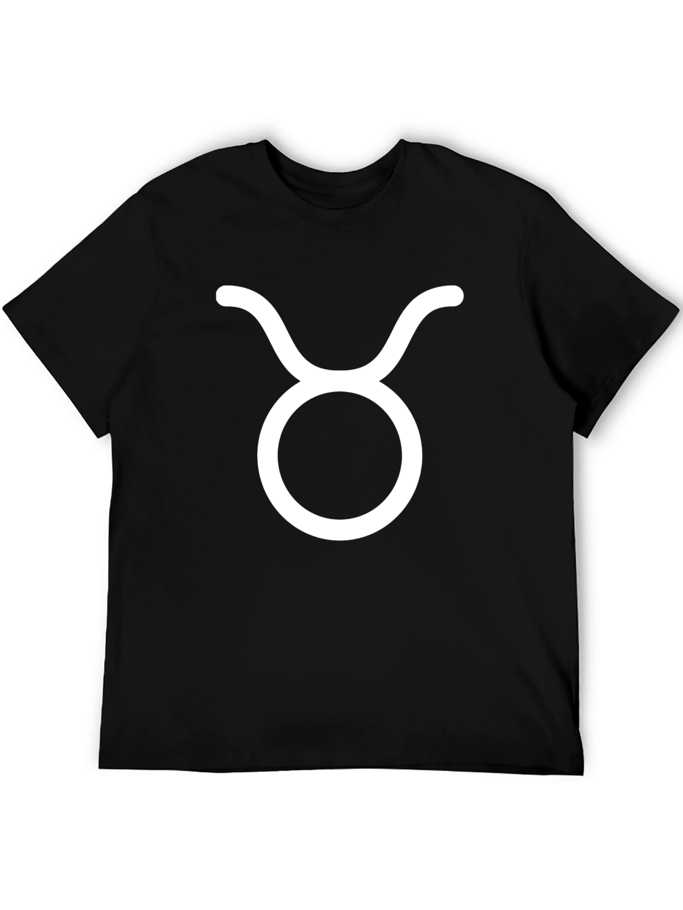 Taurus Zodiac Sign Black Graphic Tee