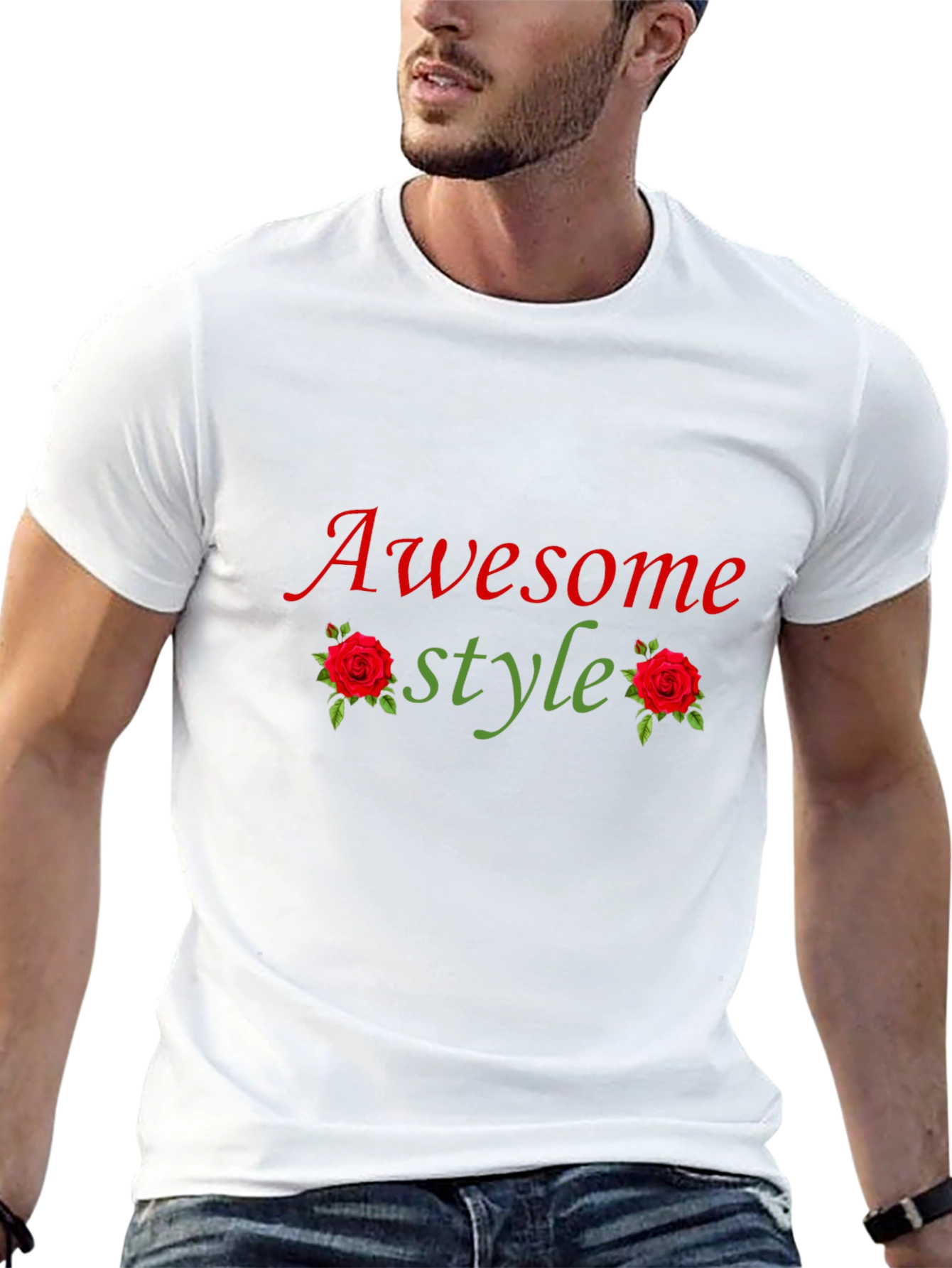 Awesome Style Graphic Tee - Black T-Shirt