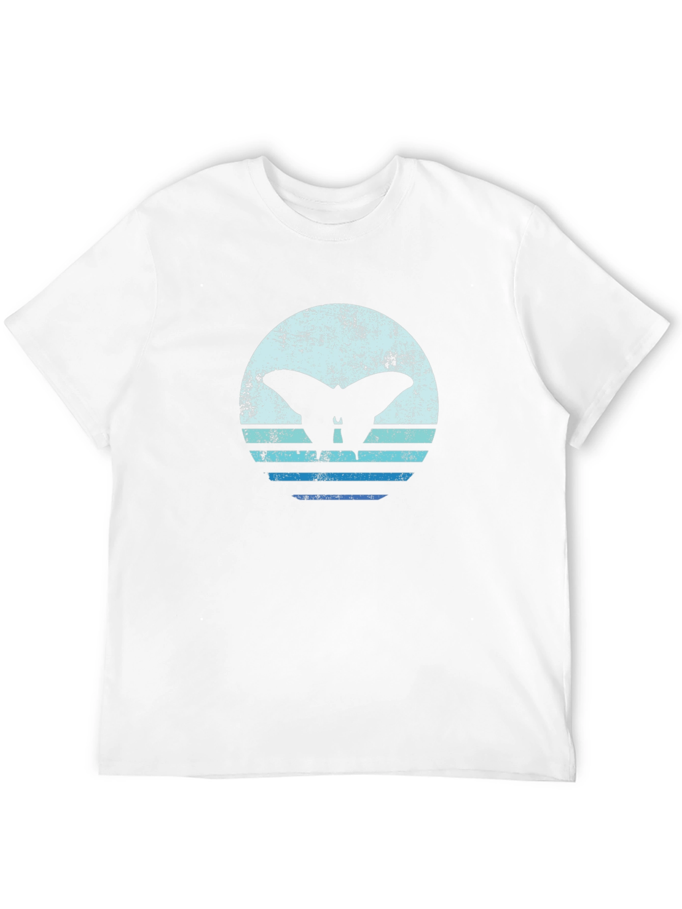 Retro Butterfly Graphic Tee - Black Cotton T-Shirt