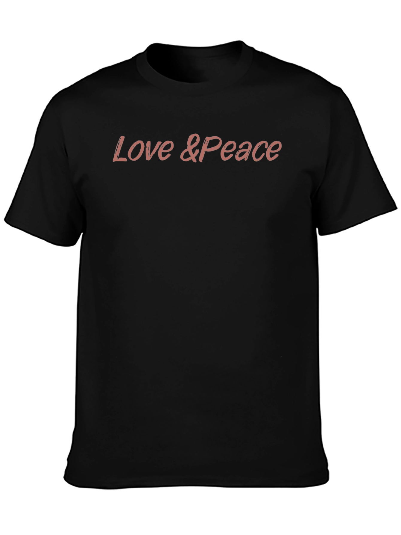 Love & Peace Graphic Tee - Soft Cotton Blend