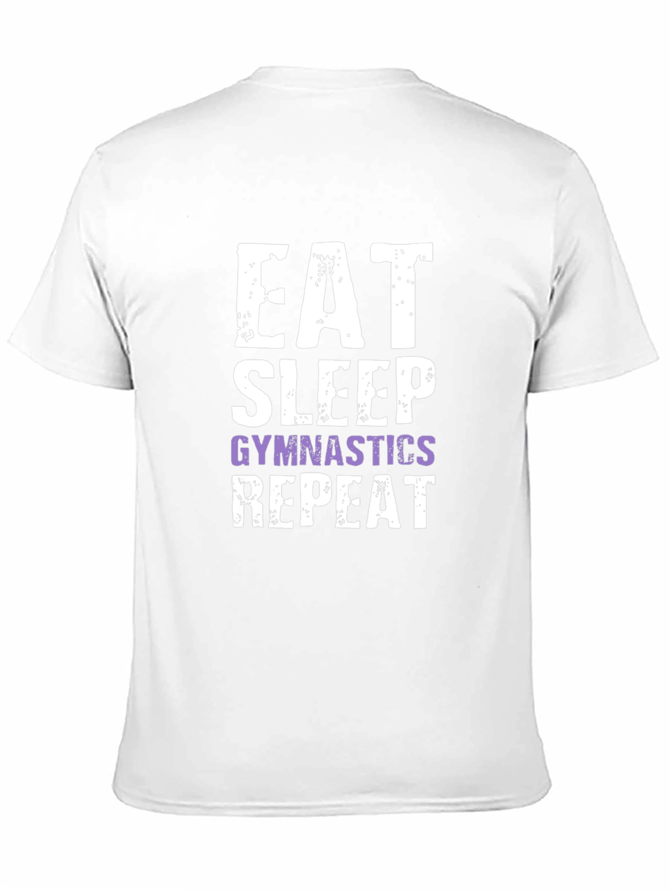 Eat Sleep Gymnastics Repeat Black T-Shirt