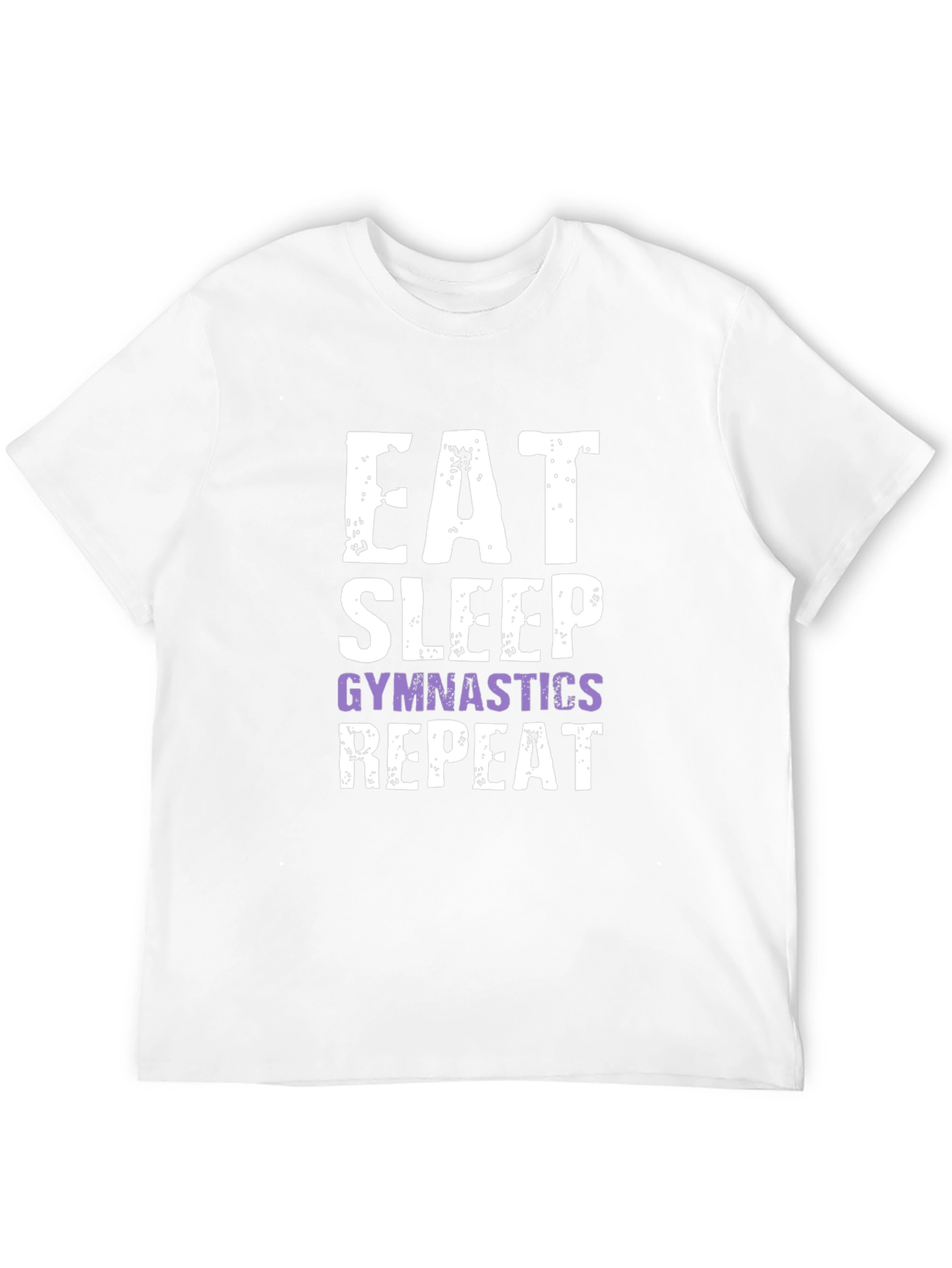 Eat Sleep Gymnastics Repeat Black T-Shirt