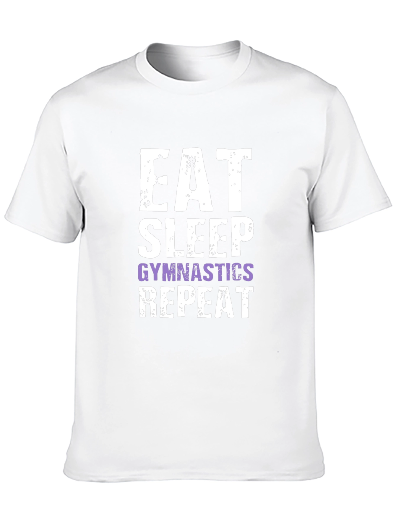 Eat Sleep Gymnastics Repeat Black T-Shirt