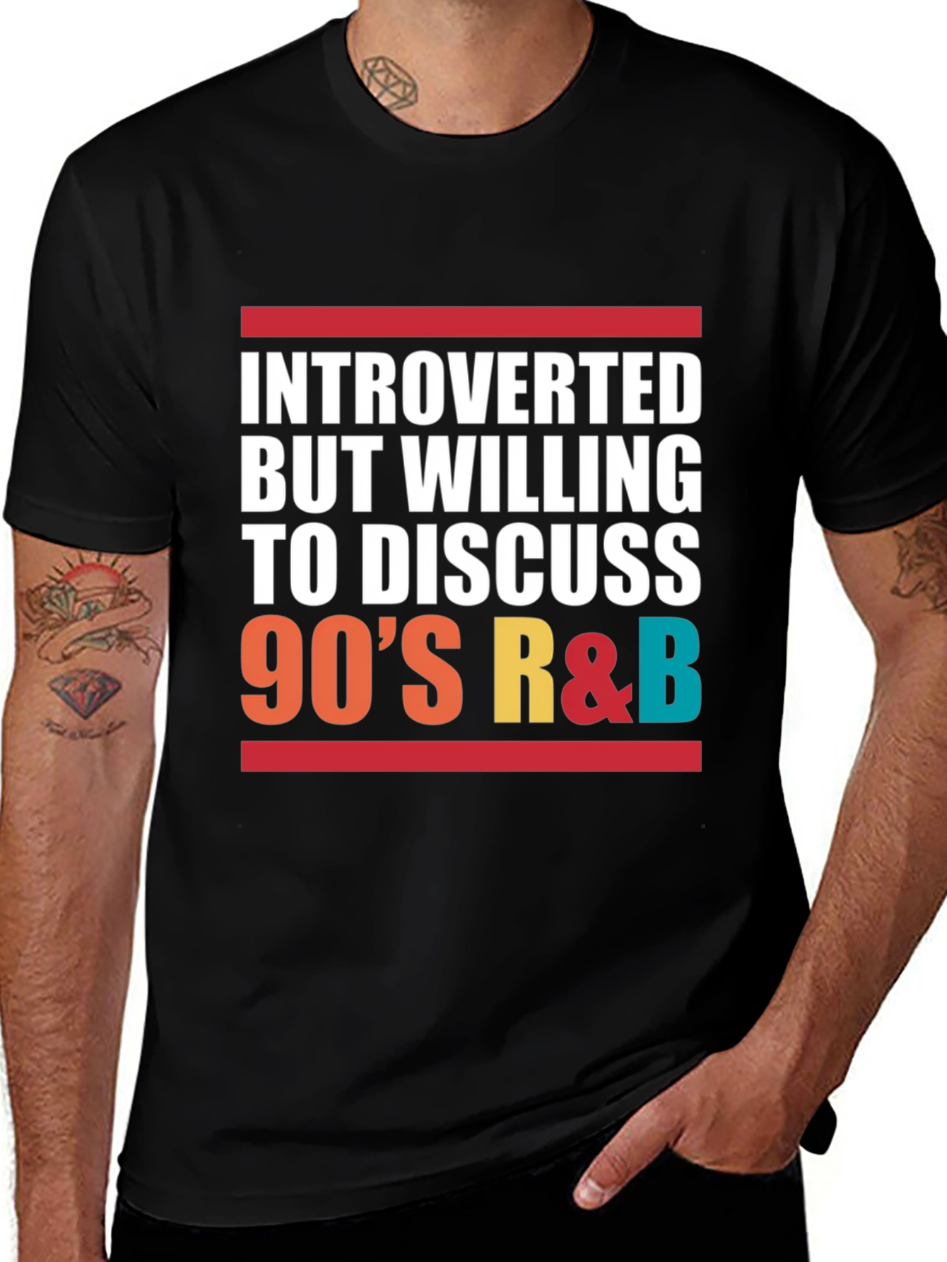 Introverted 90s R&B Music T-Shirt