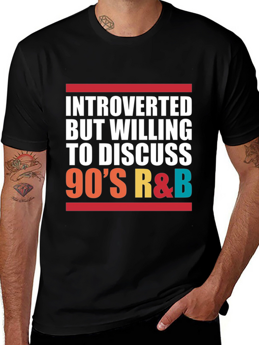 Introverted 90s R&B Music T-Shirt