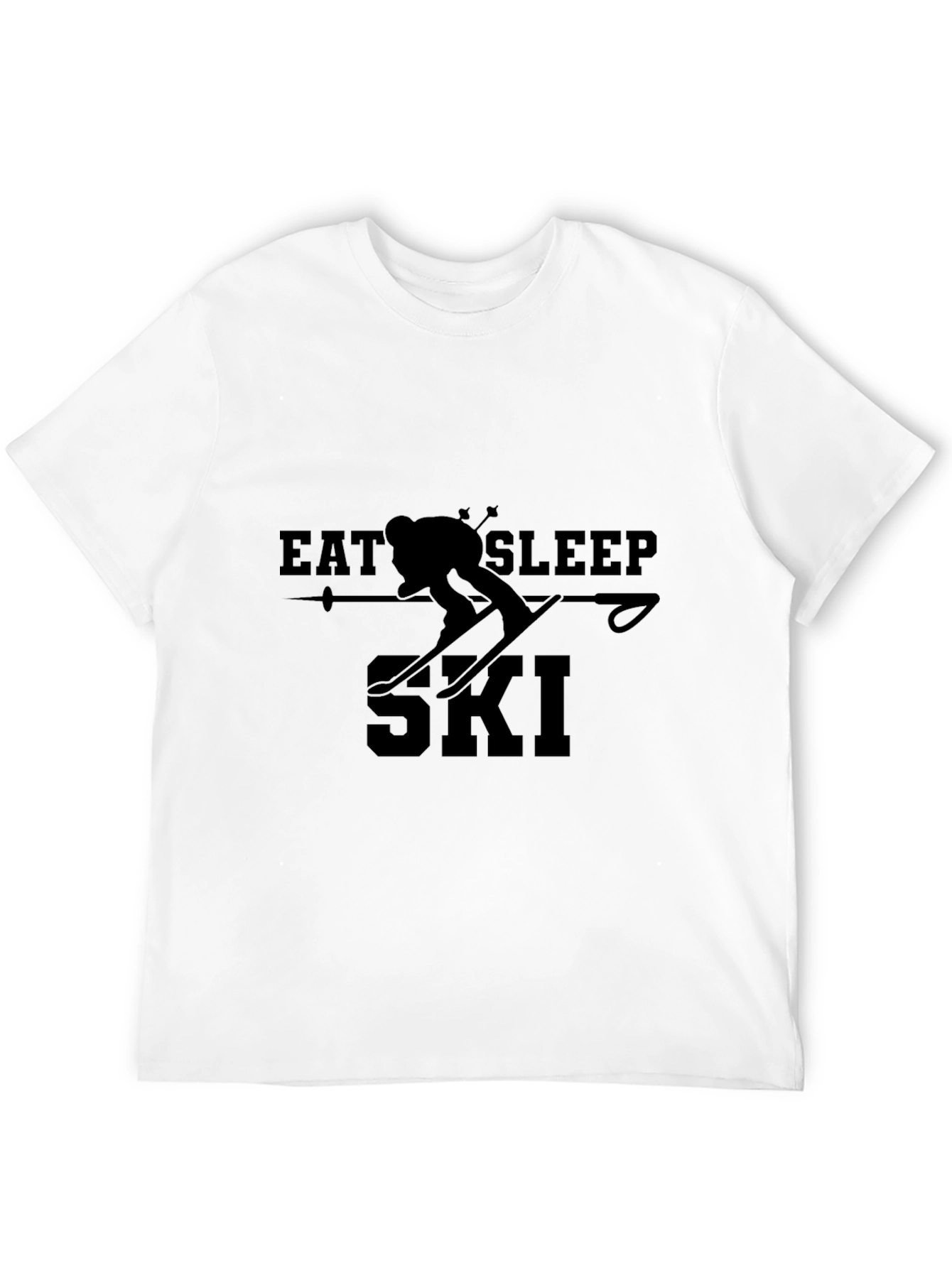 Eat Sleep Ski T-Shirt - Skiing Apparel