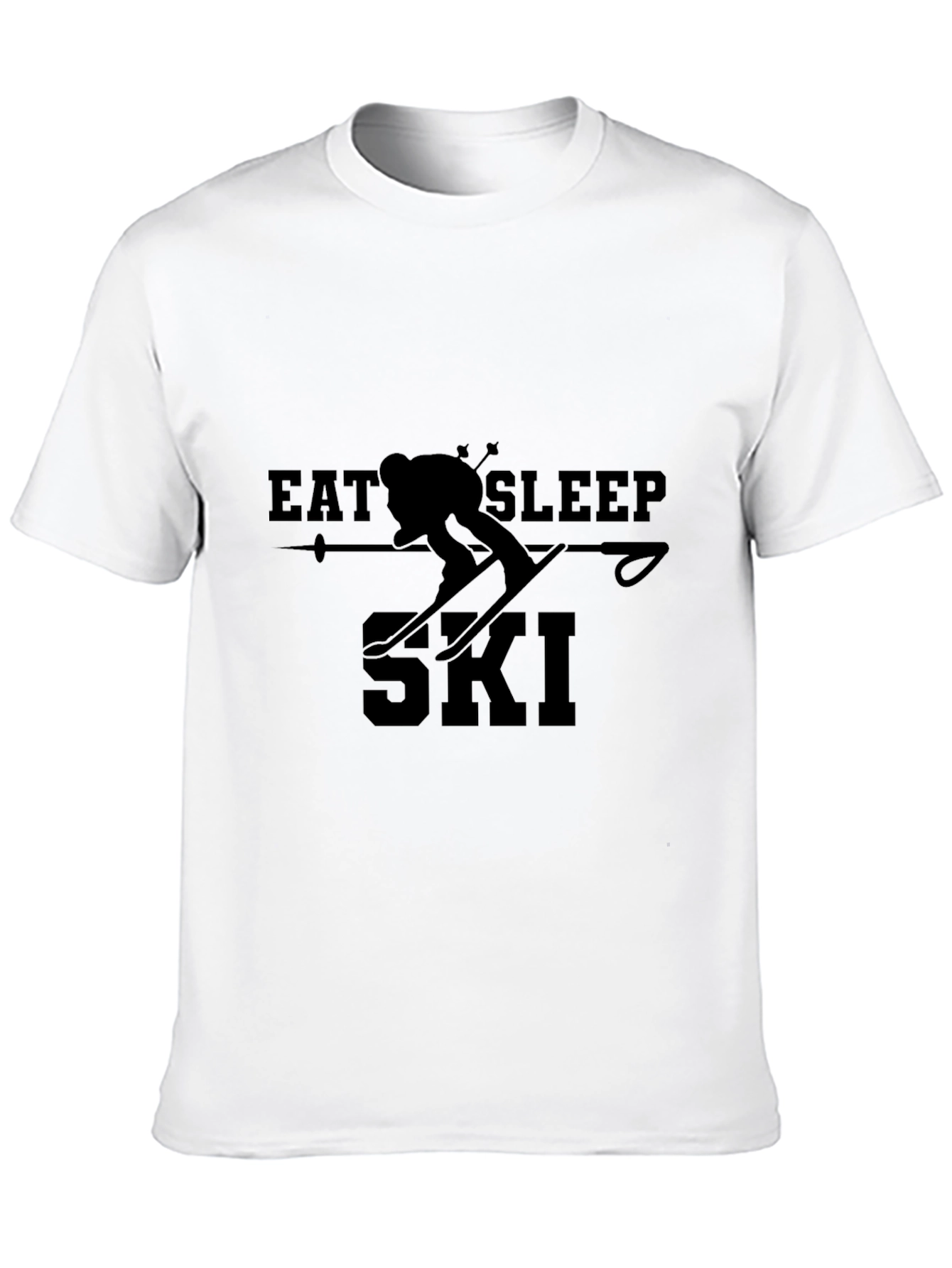 Eat Sleep Ski T-Shirt - Skiing Apparel