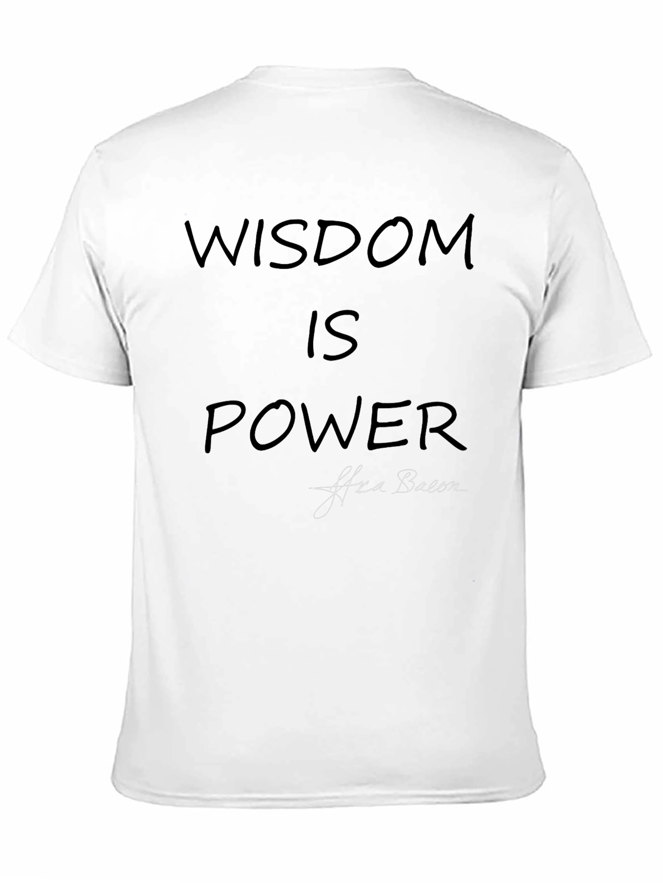 Wisdom Is Power Graphic Tee - Soft Cotton Blend