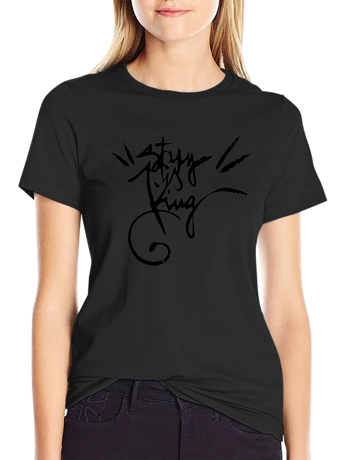 Stay King Black T-Shirt - Classic Fit