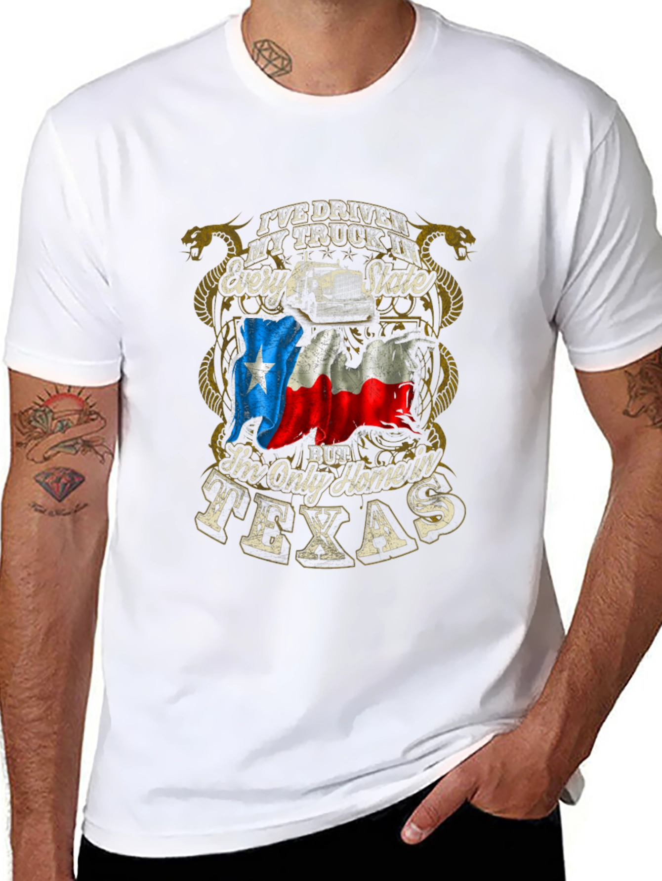 Texas Pride Trucker Graphic Tee