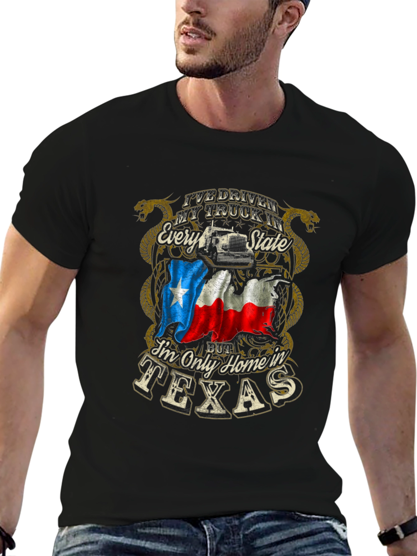Texas Pride Trucker Graphic Tee
