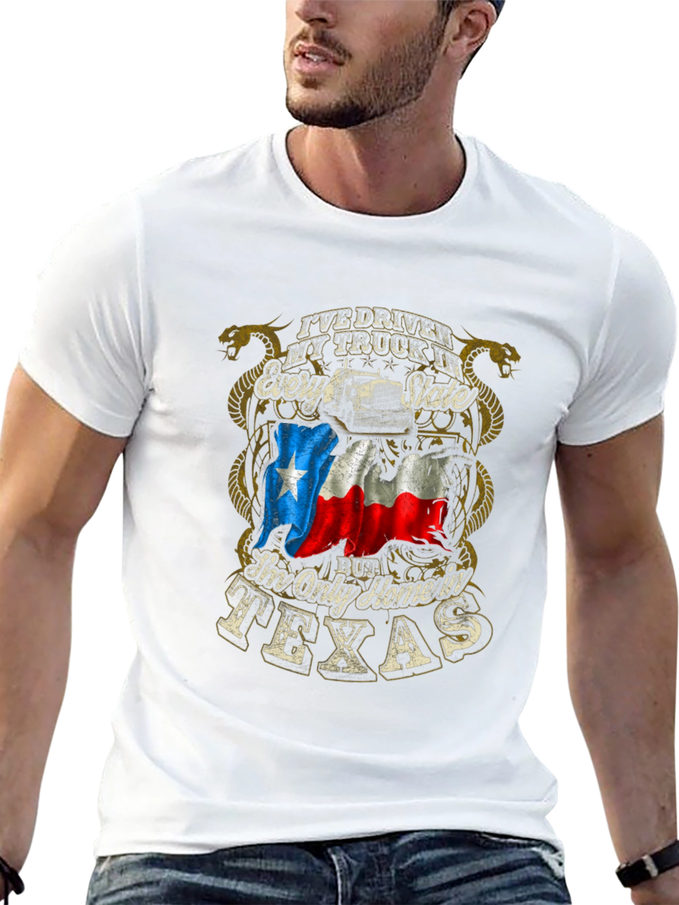 Texas Pride Trucker Graphic Tee