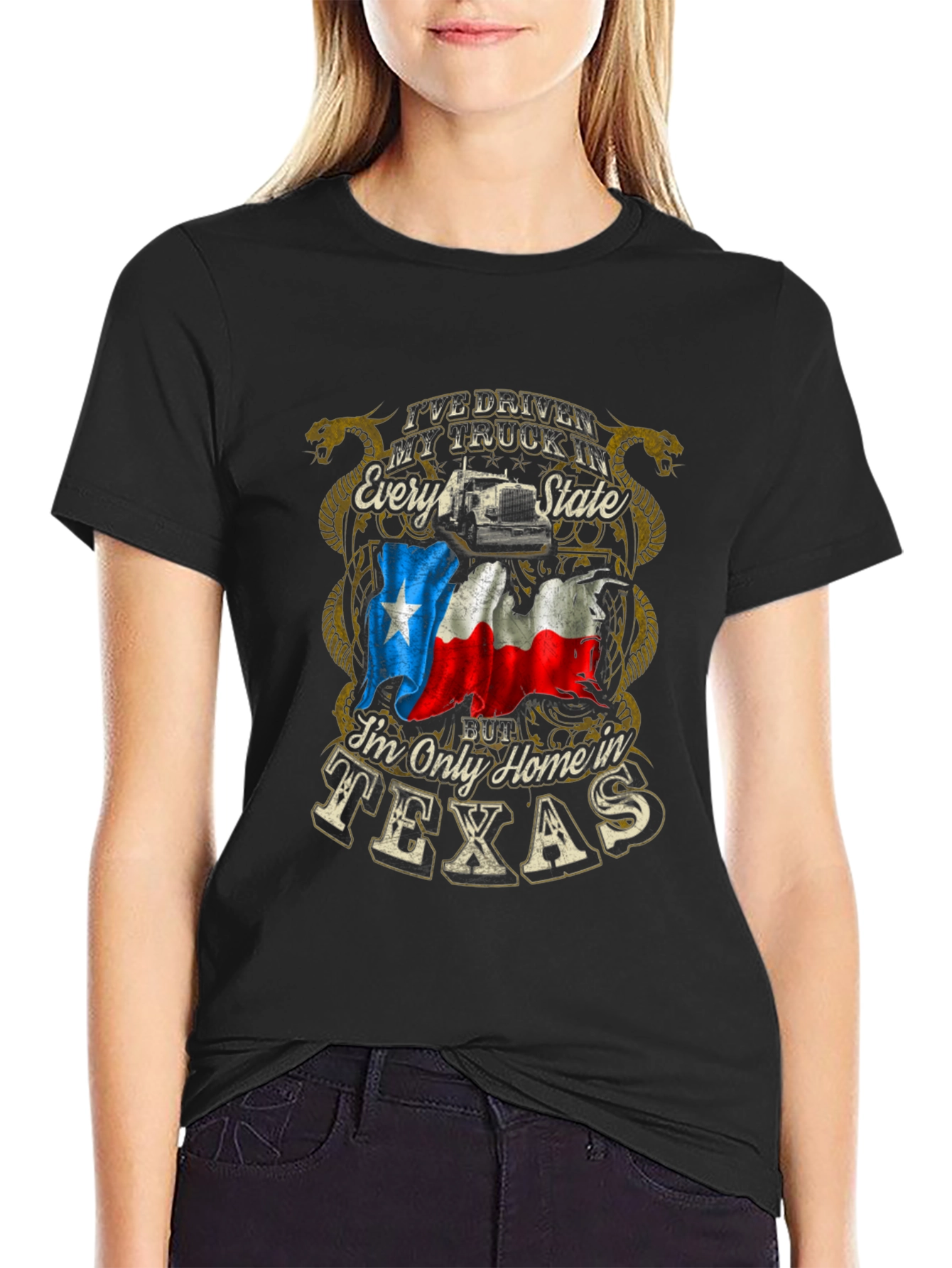Texas Pride Trucker Graphic Tee