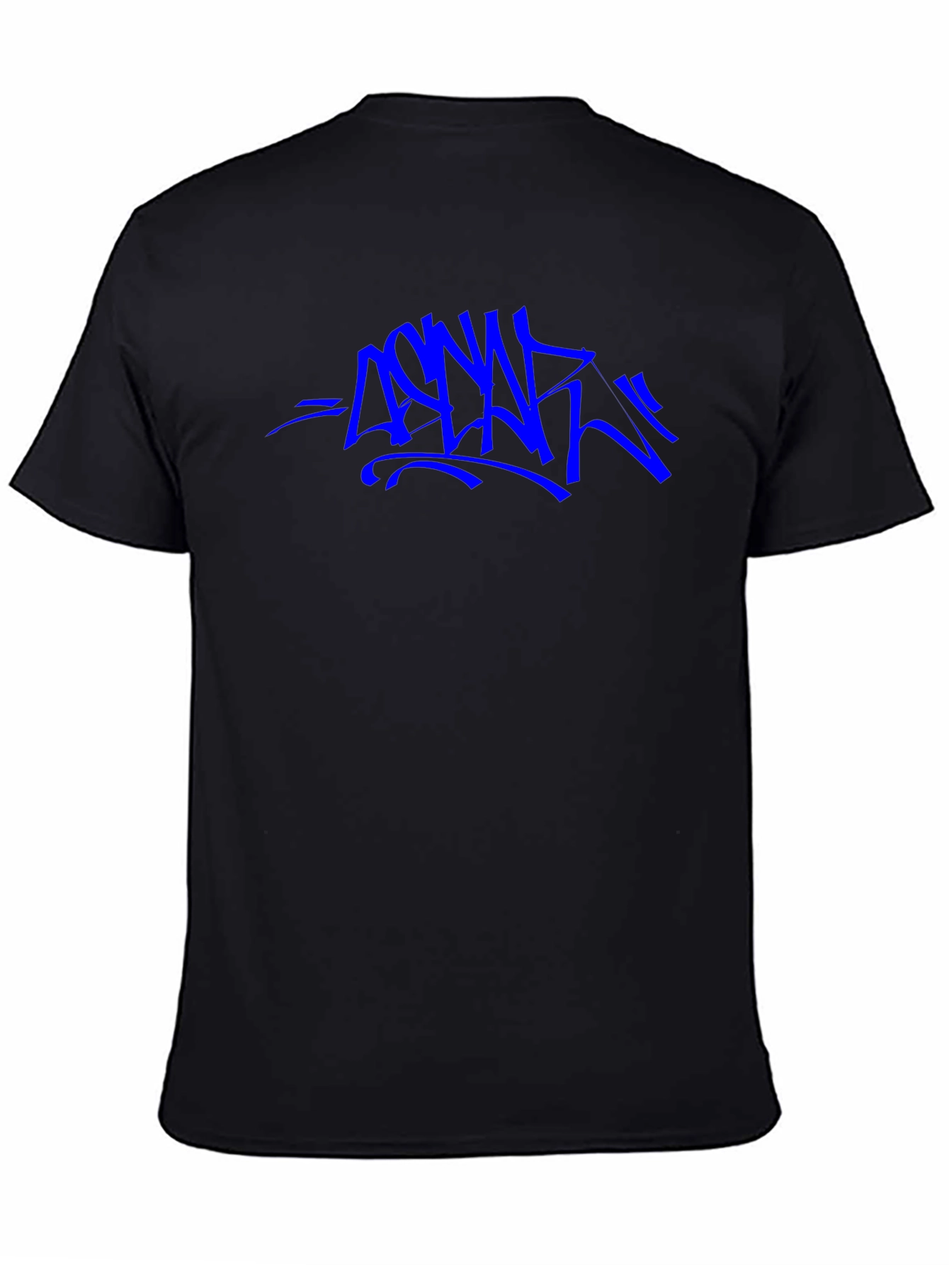 Graffiti Style Graphic Black T-Shirt