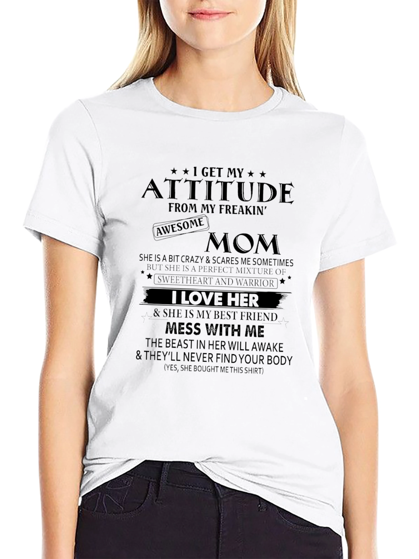 Attitude From My Freakin Awesome Mom T-Shirt