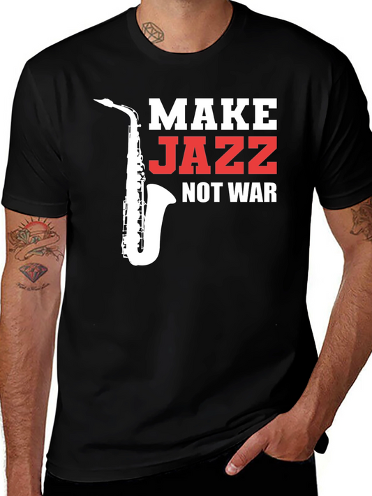 Make Jazz Not War Graphic Tee