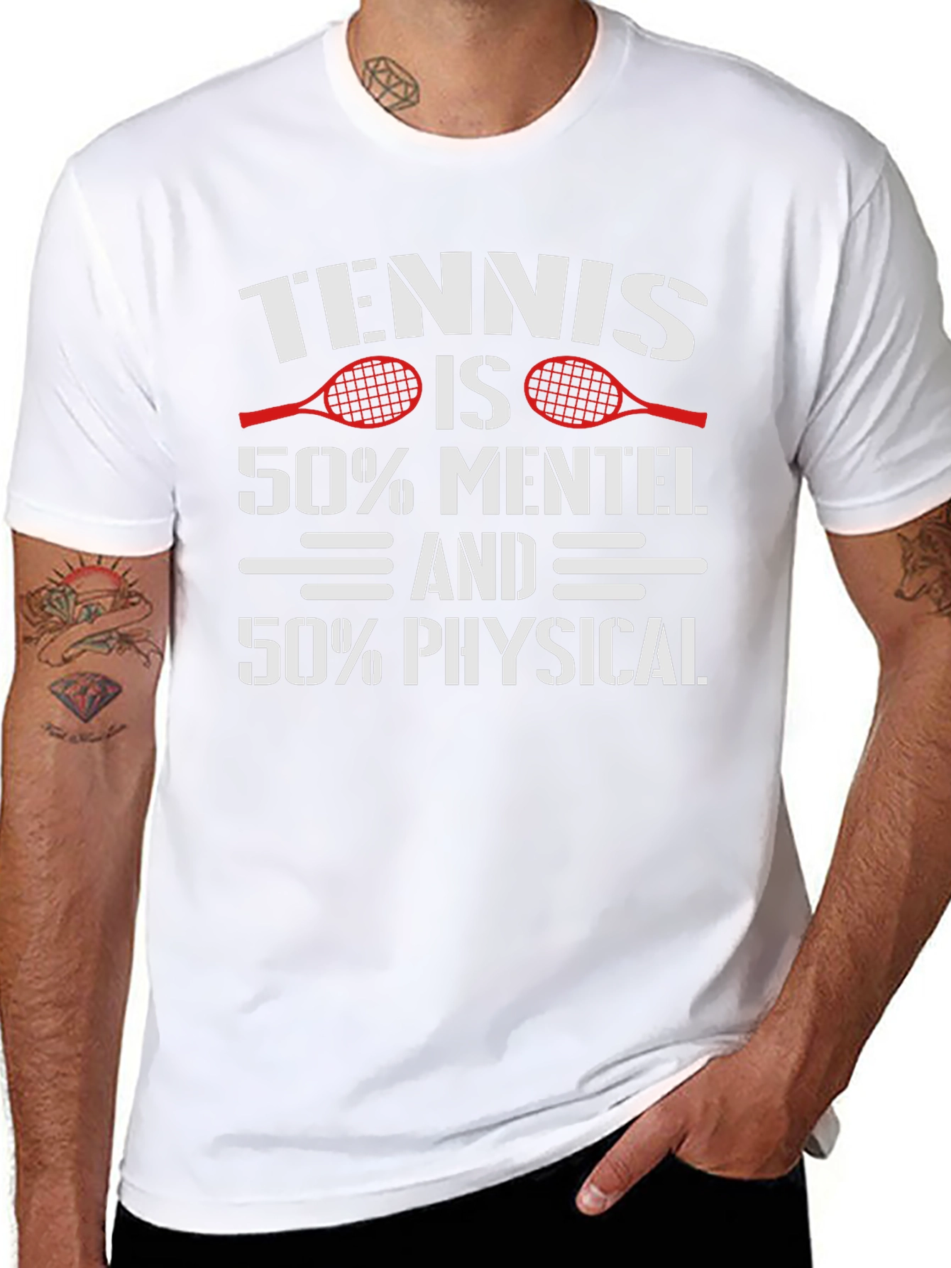 Tennis Mental Physical T-Shirt