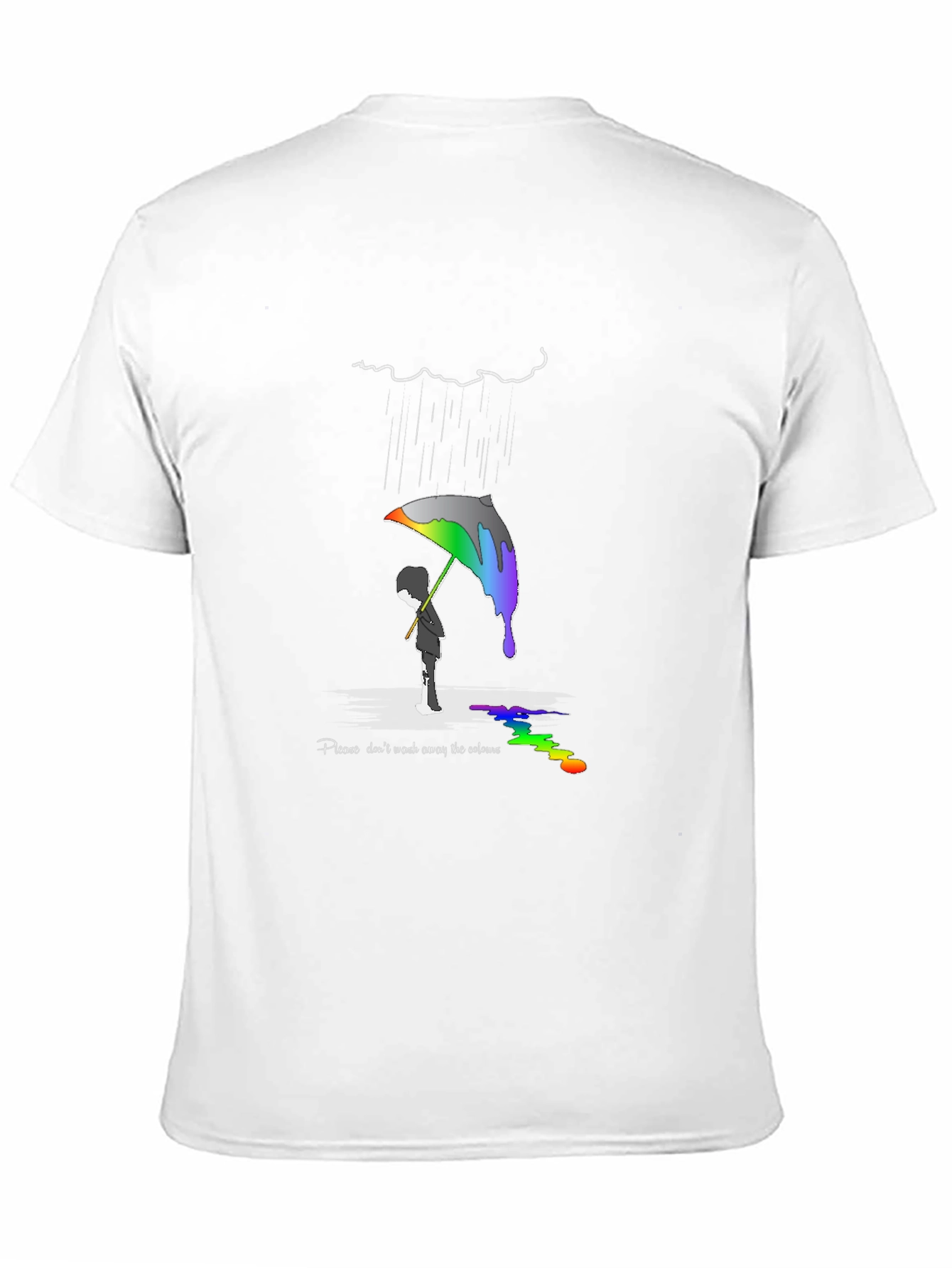 Colorful Rainbow Umbrella T-Shirt