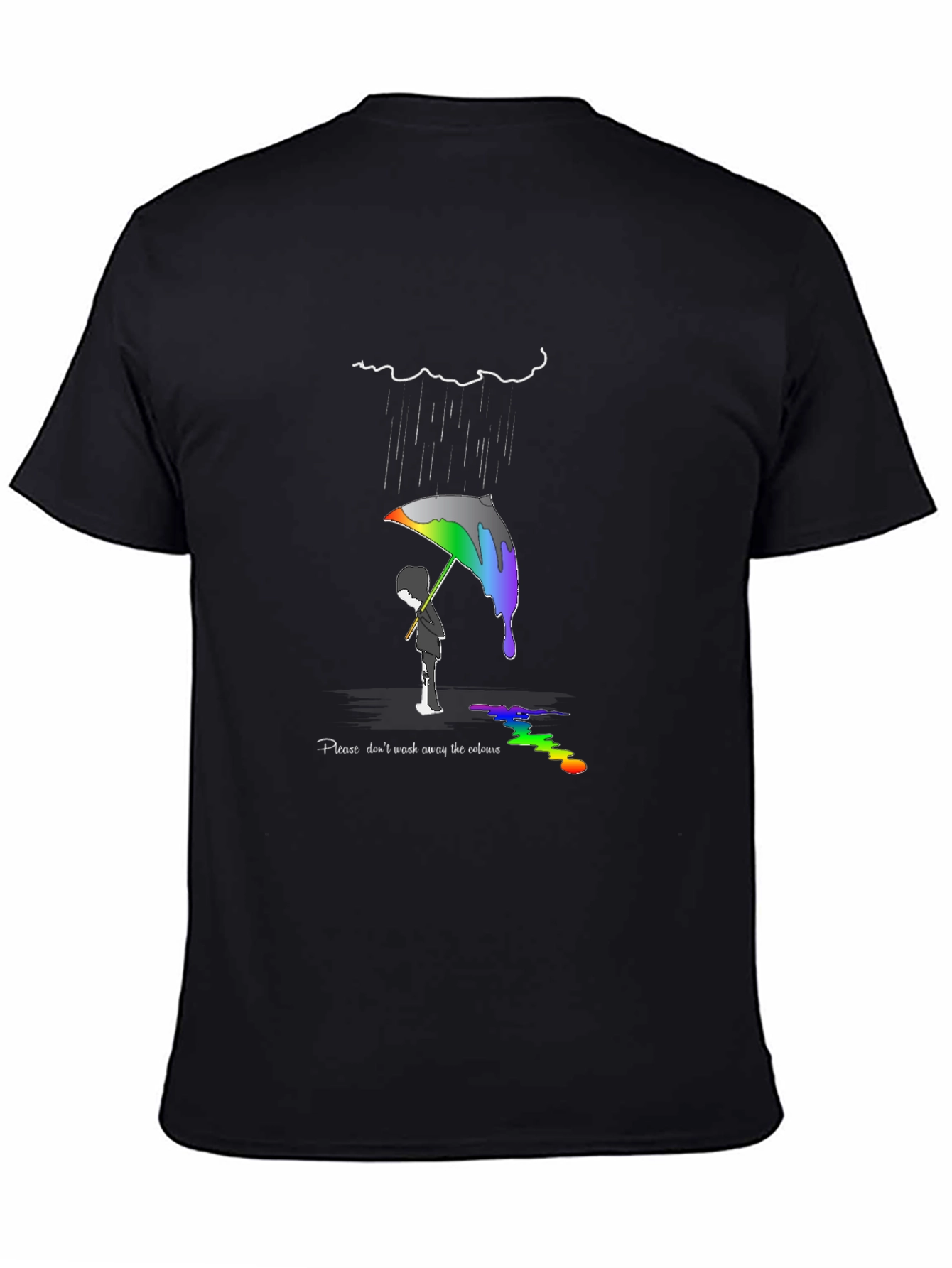 Colorful Rainbow Umbrella T-Shirt