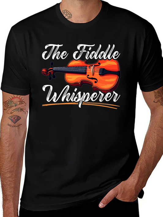 The Fiddle Whisperer Black T-Shirt