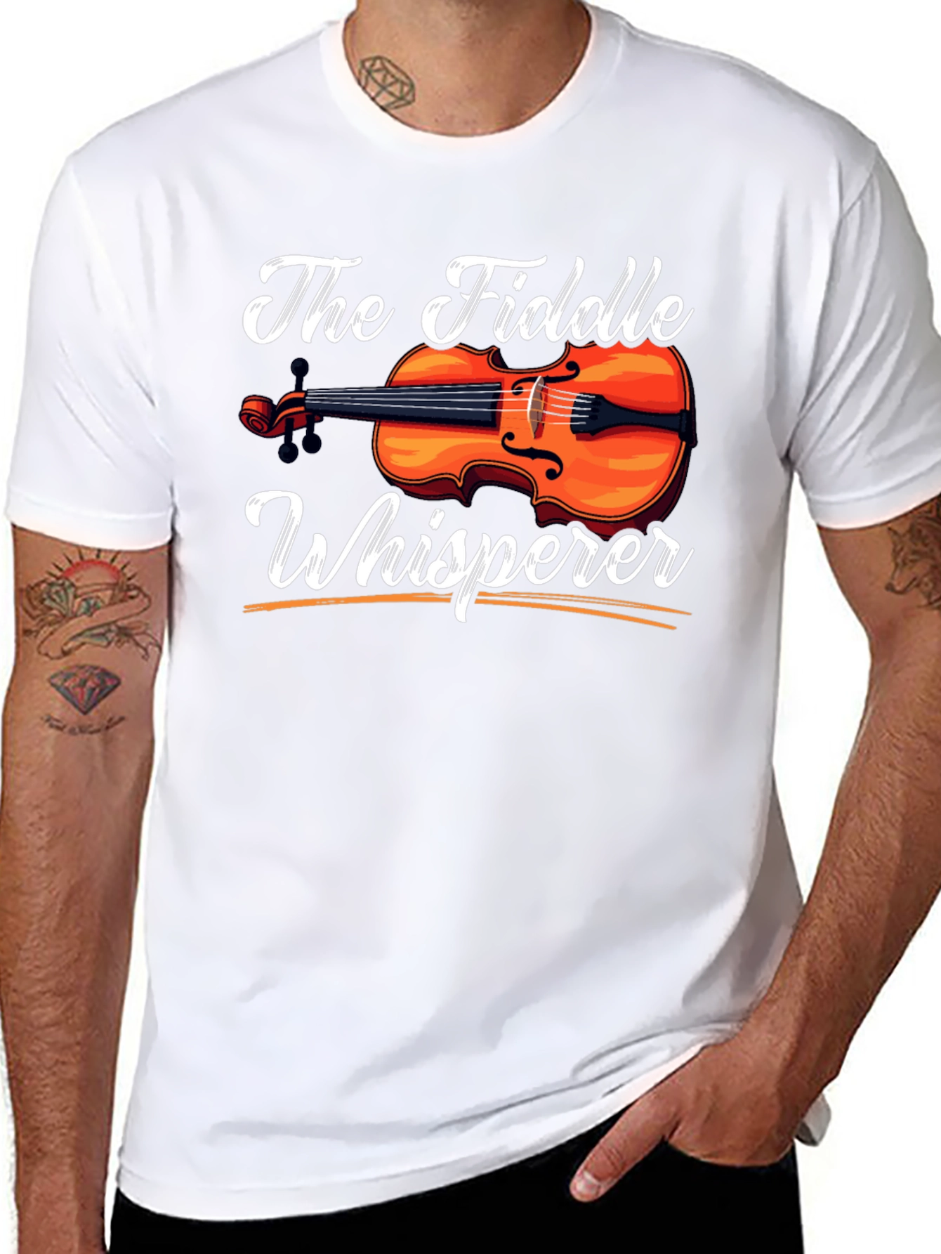 The Fiddle Whisperer Black T-Shirt