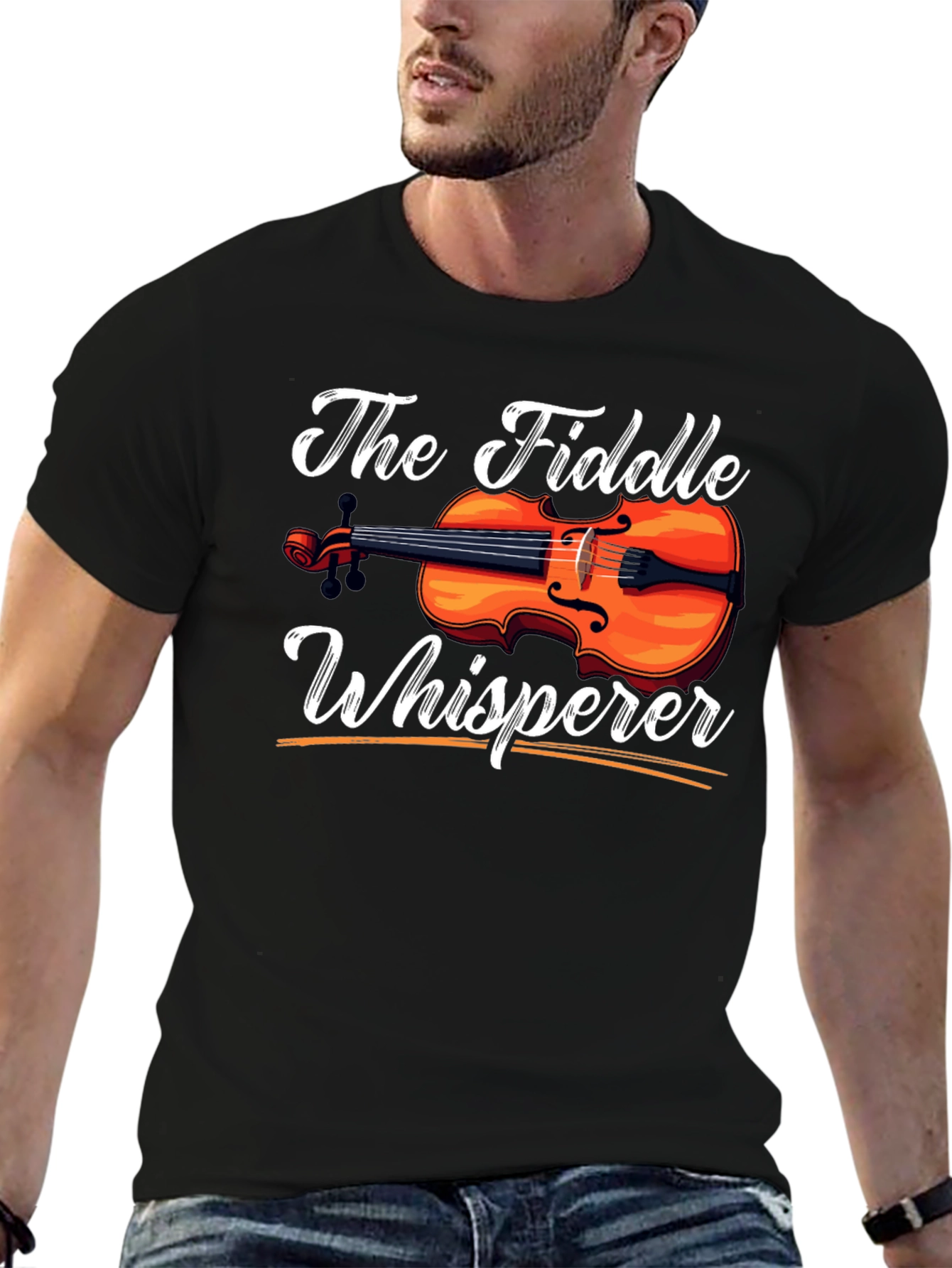 The Fiddle Whisperer Black T-Shirt