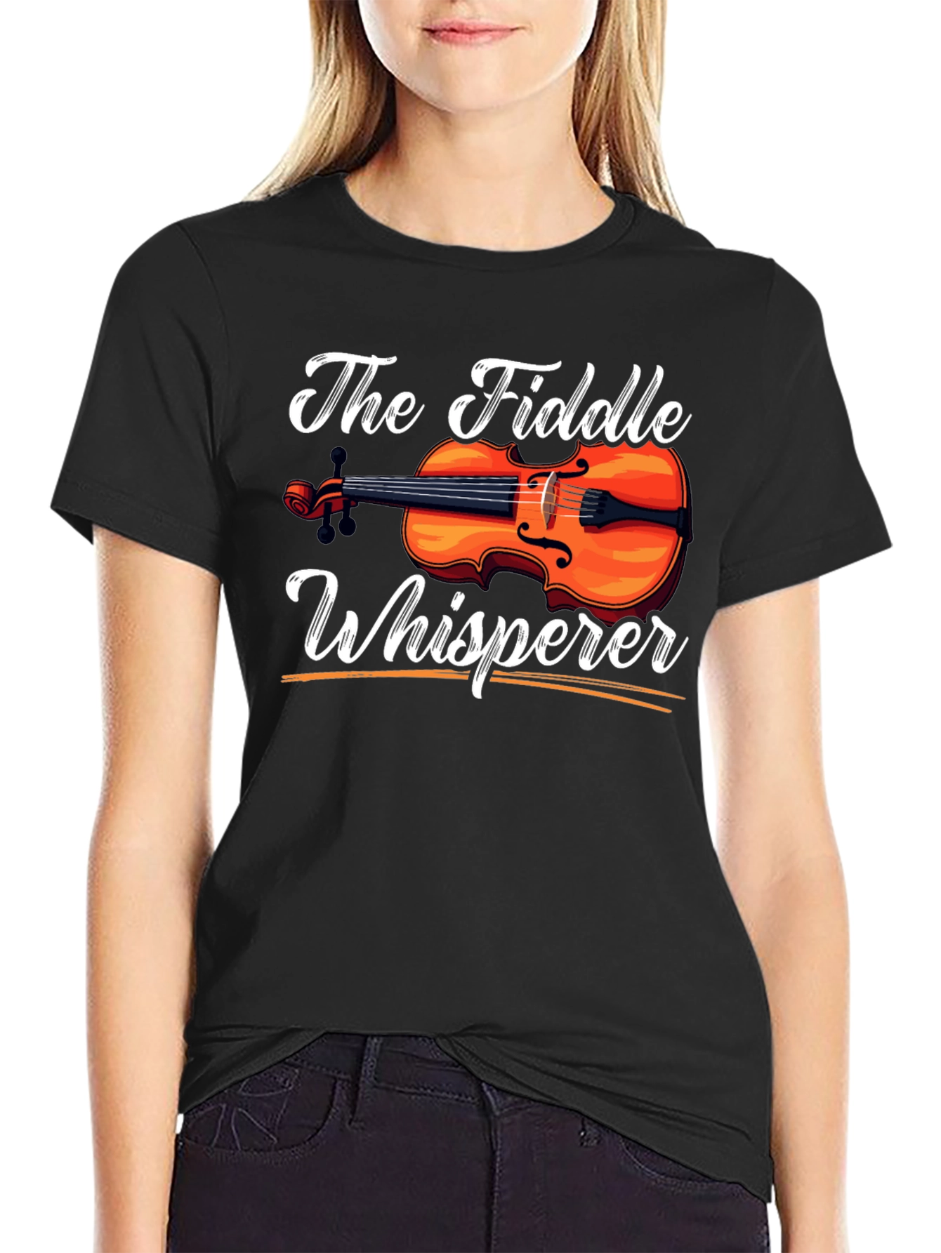 The Fiddle Whisperer Black T-Shirt