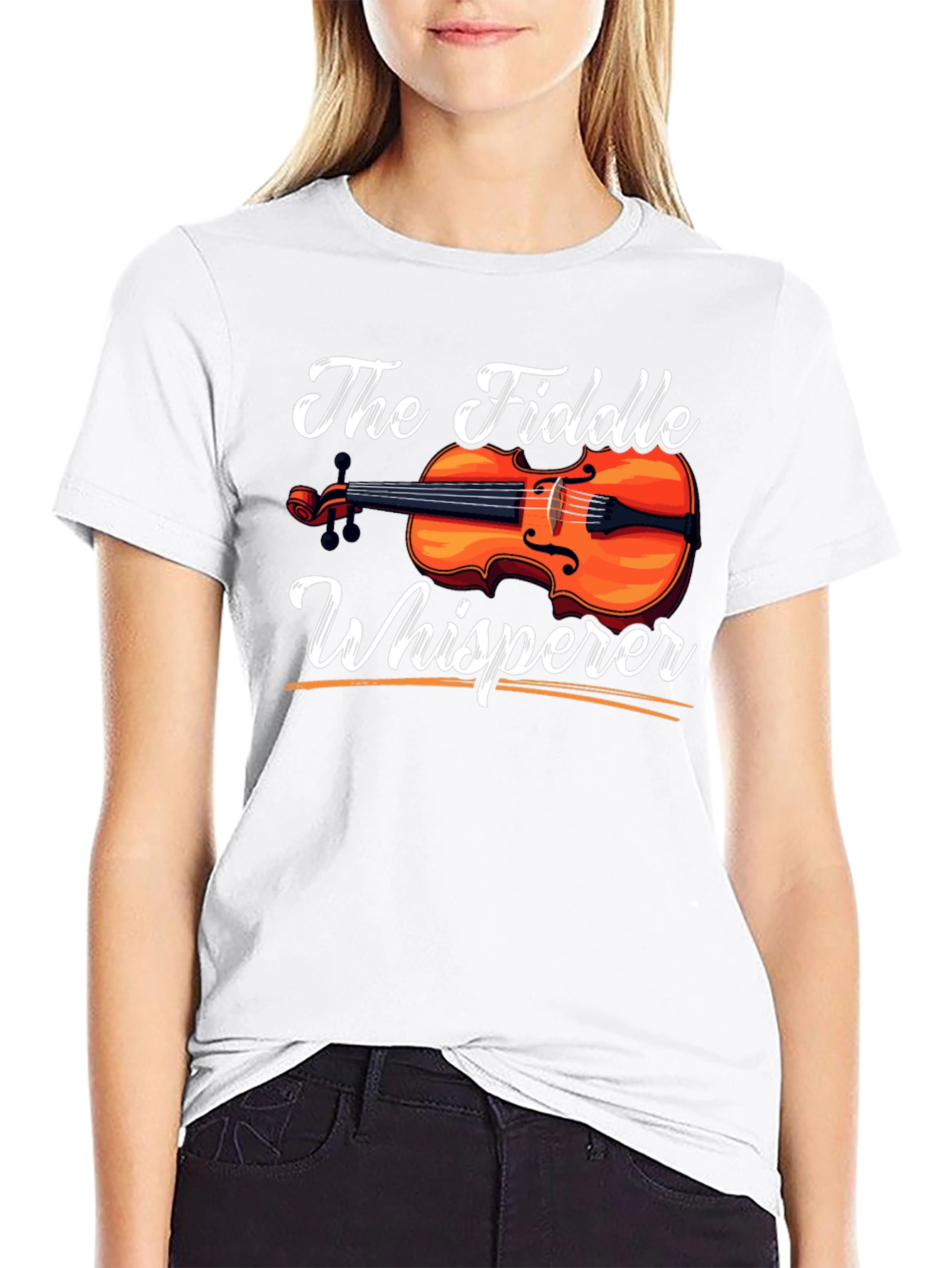The Fiddle Whisperer Black T-Shirt