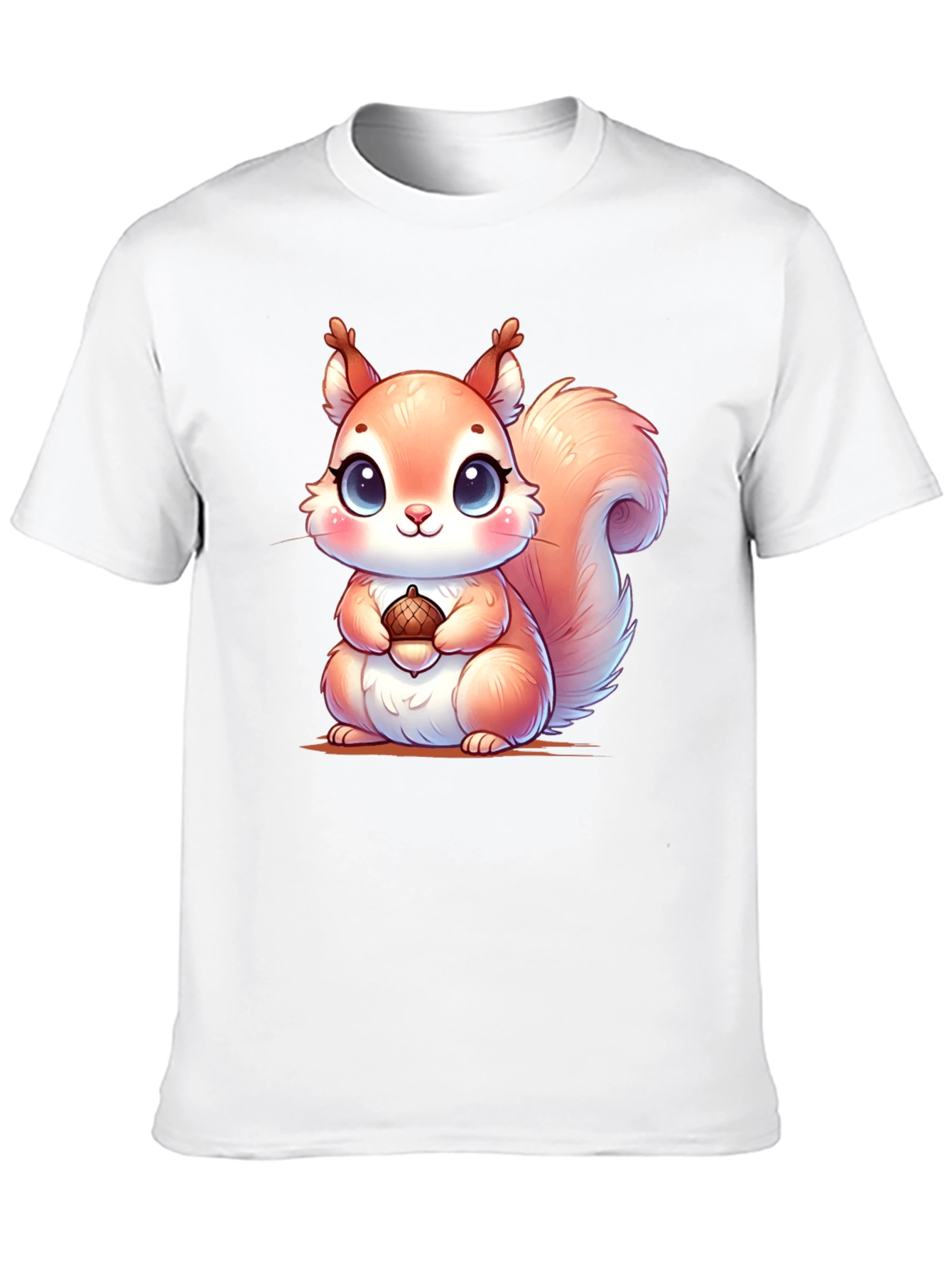 Cute Squirrel Graphic T-Shirt - Soft Cotton Tee