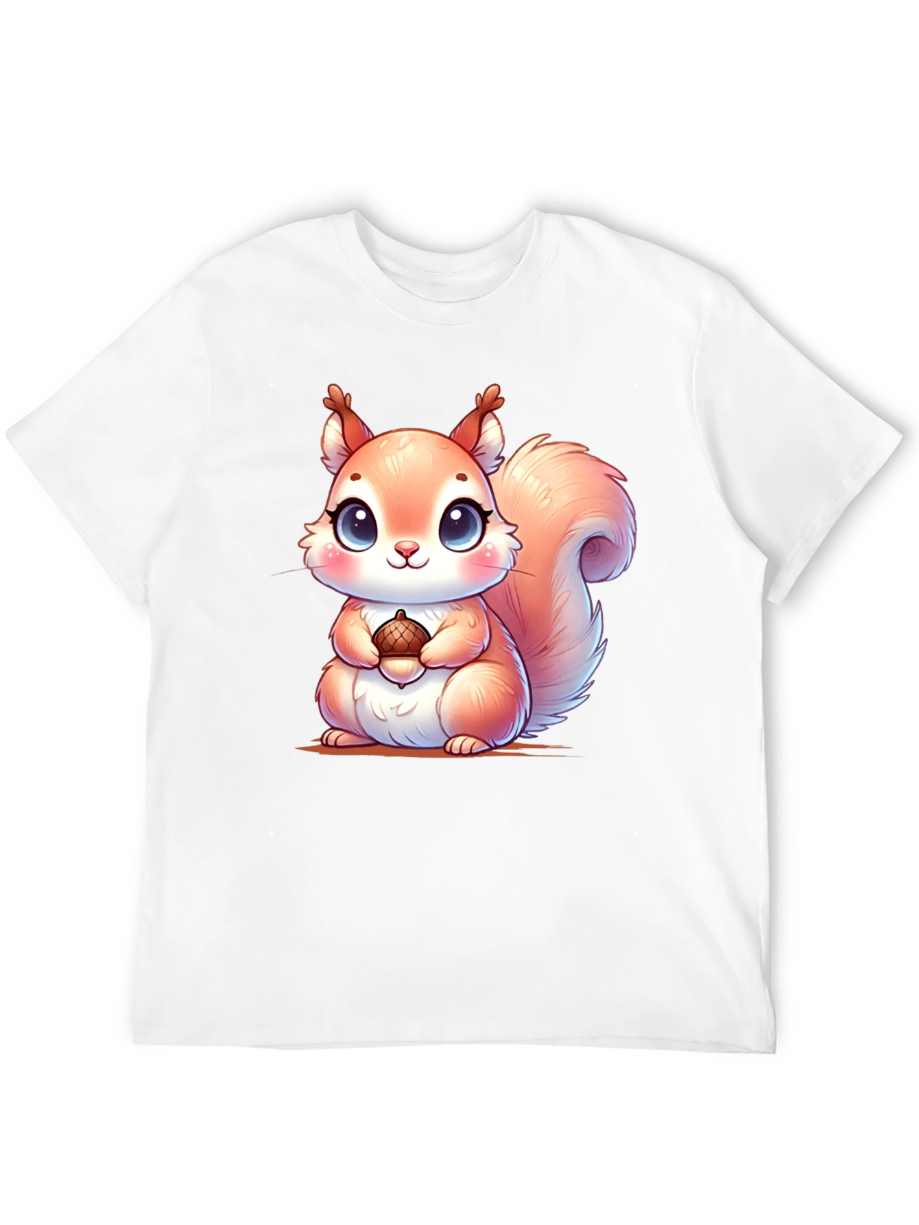 Cute Squirrel Graphic T-Shirt - Soft Cotton Tee