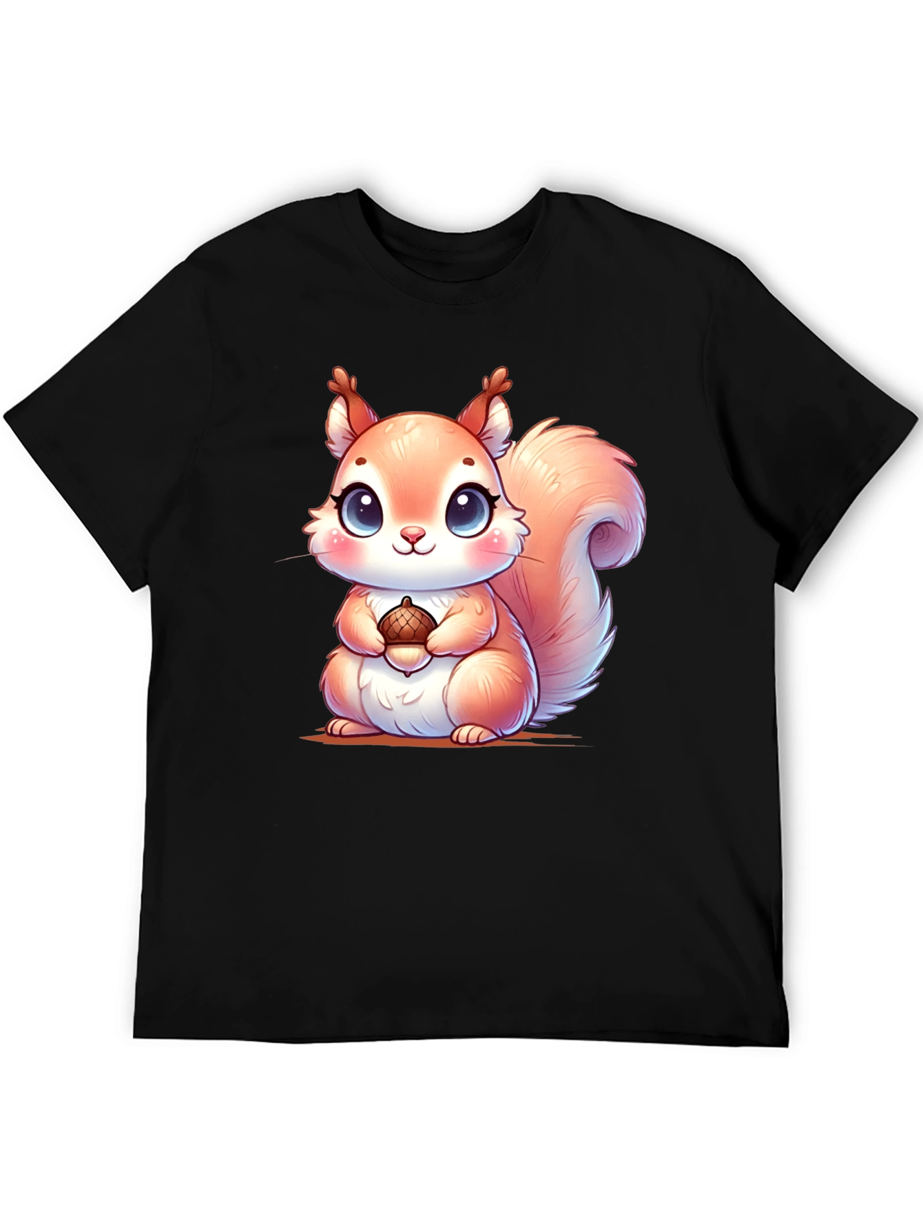 Cute Squirrel Graphic T-Shirt - Soft Cotton Tee