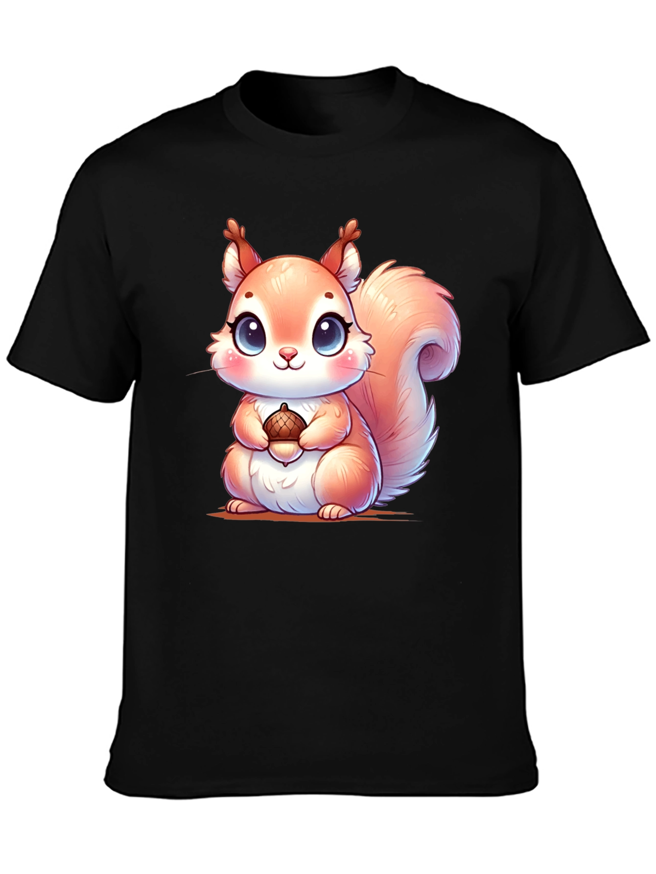 Cute Squirrel Graphic T-Shirt - Soft Cotton Tee