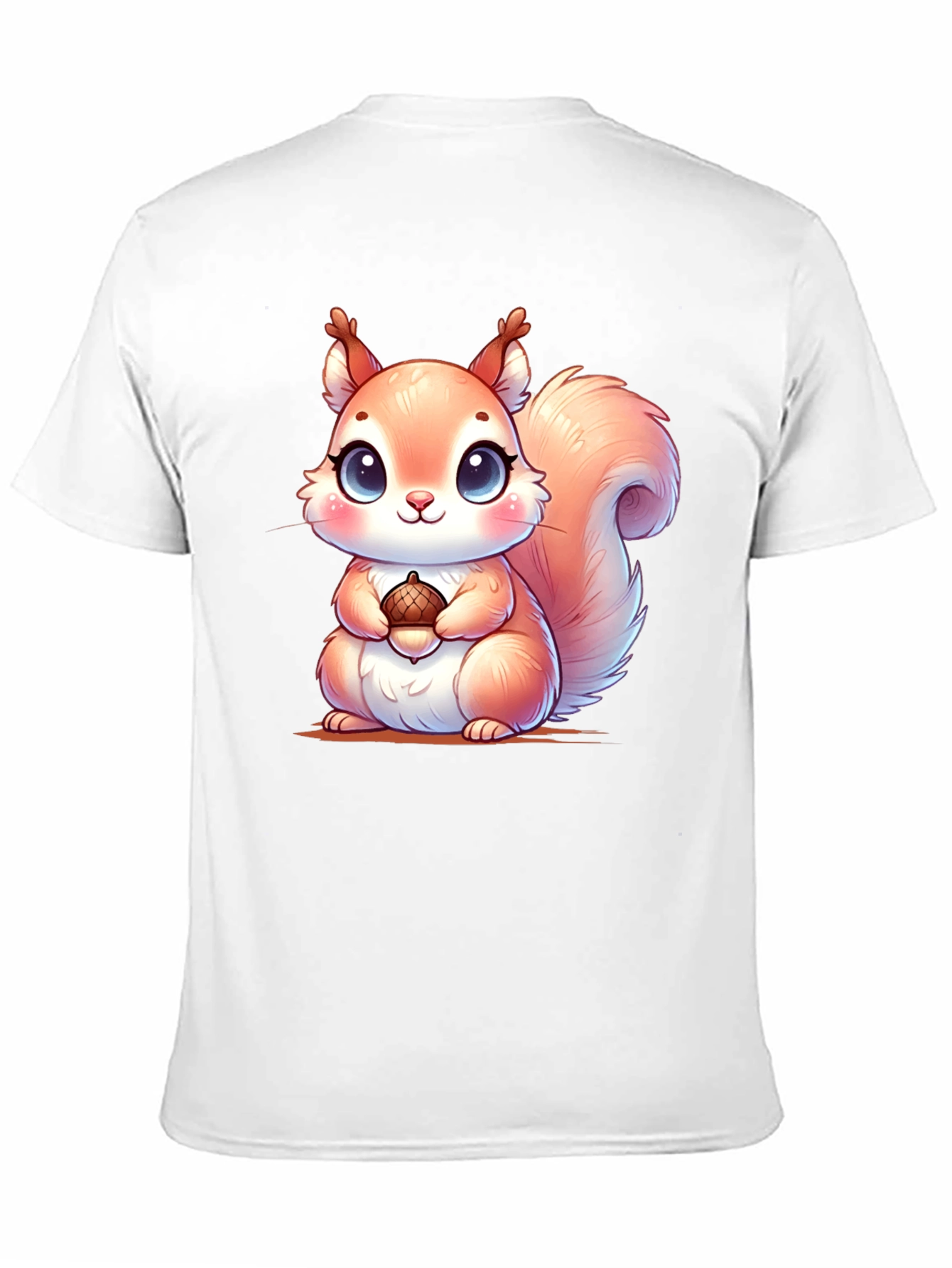 Cute Squirrel Graphic T-Shirt - Soft Cotton Tee