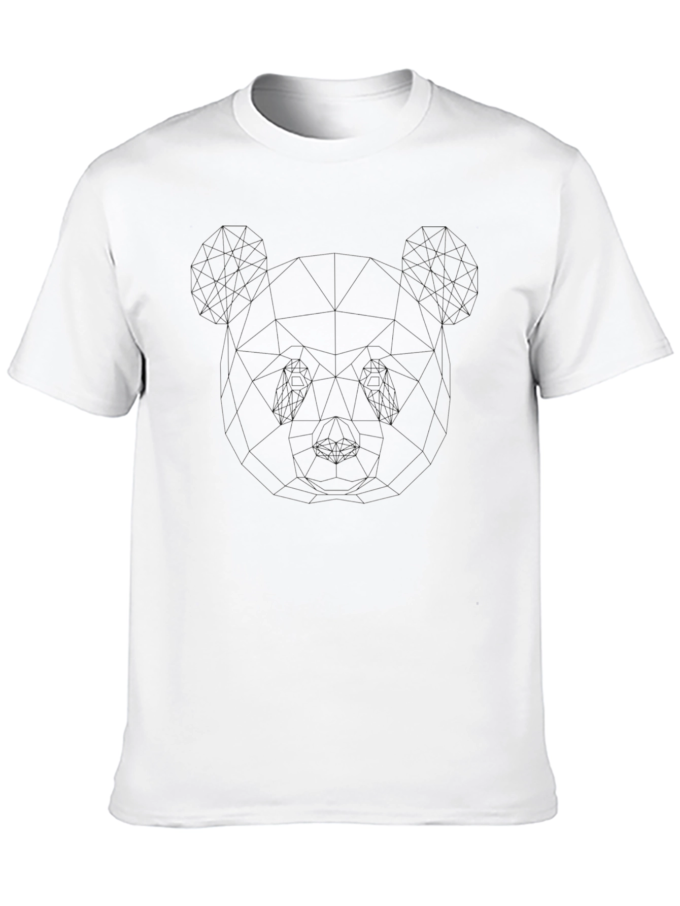 Mens Black Crew Neck T-Shirt - Casual Comfort
