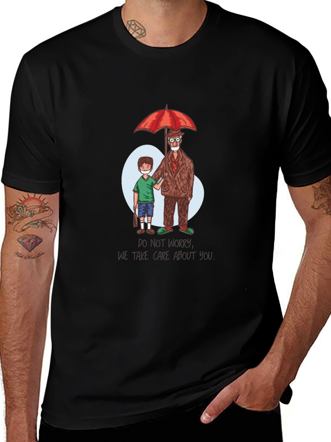 Cartoon Umbrella Academy Inspired T-Shirt