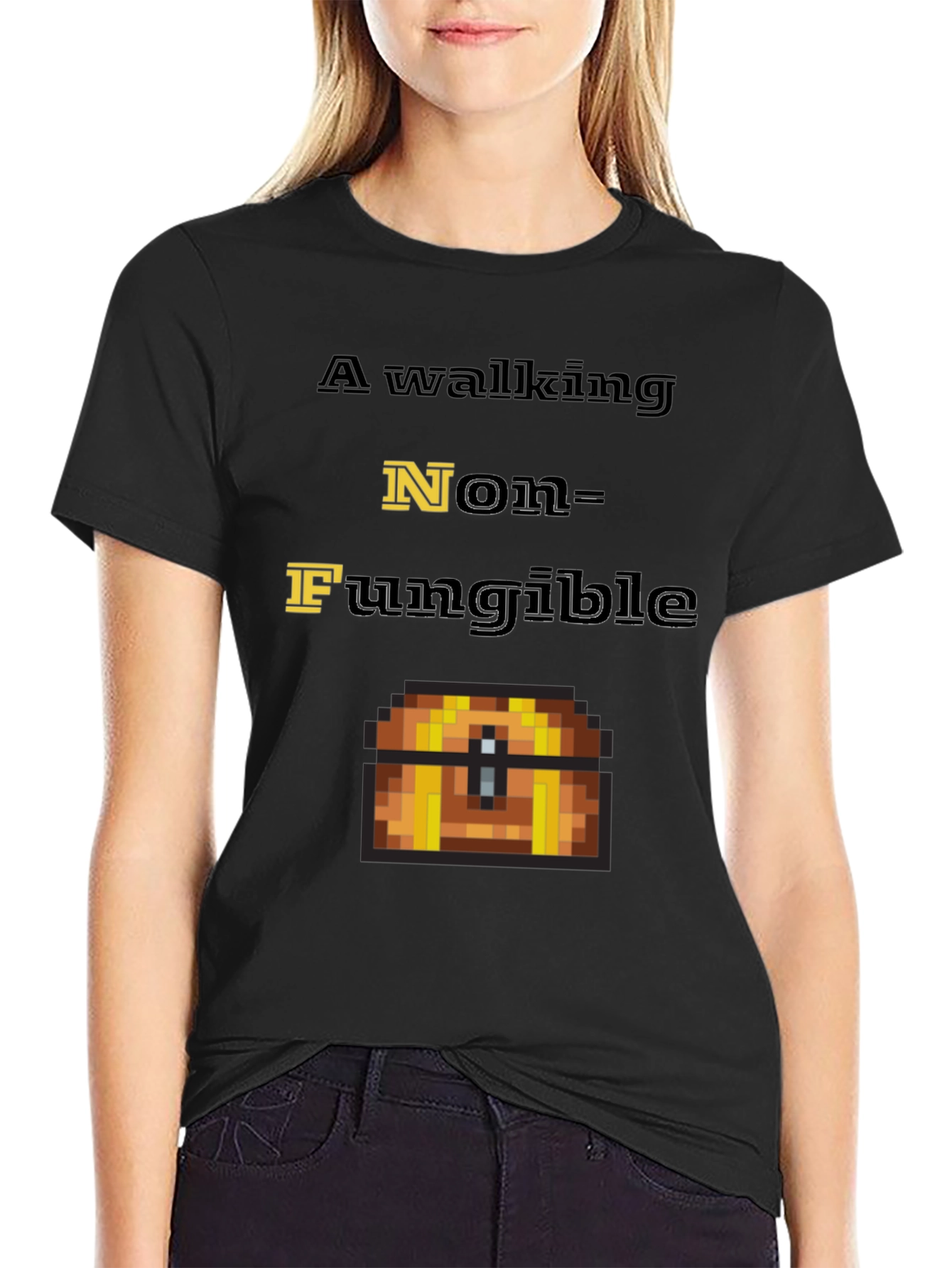 NFT Crypto T-Shirt - Non-Fungible Treasure Tee